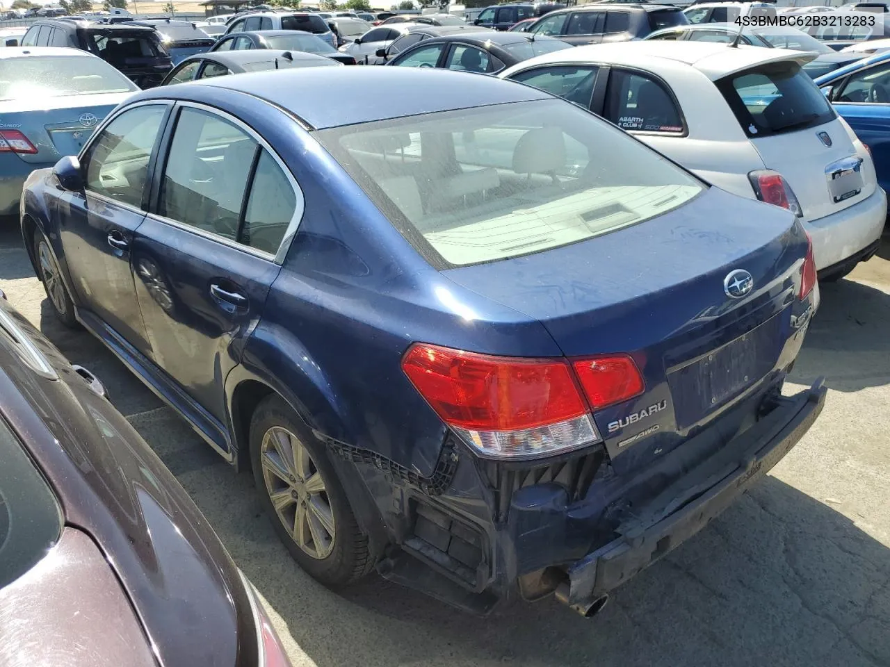 2011 Subaru Legacy 2.5I Premium VIN: 4S3BMBC62B3213283 Lot: 57971224