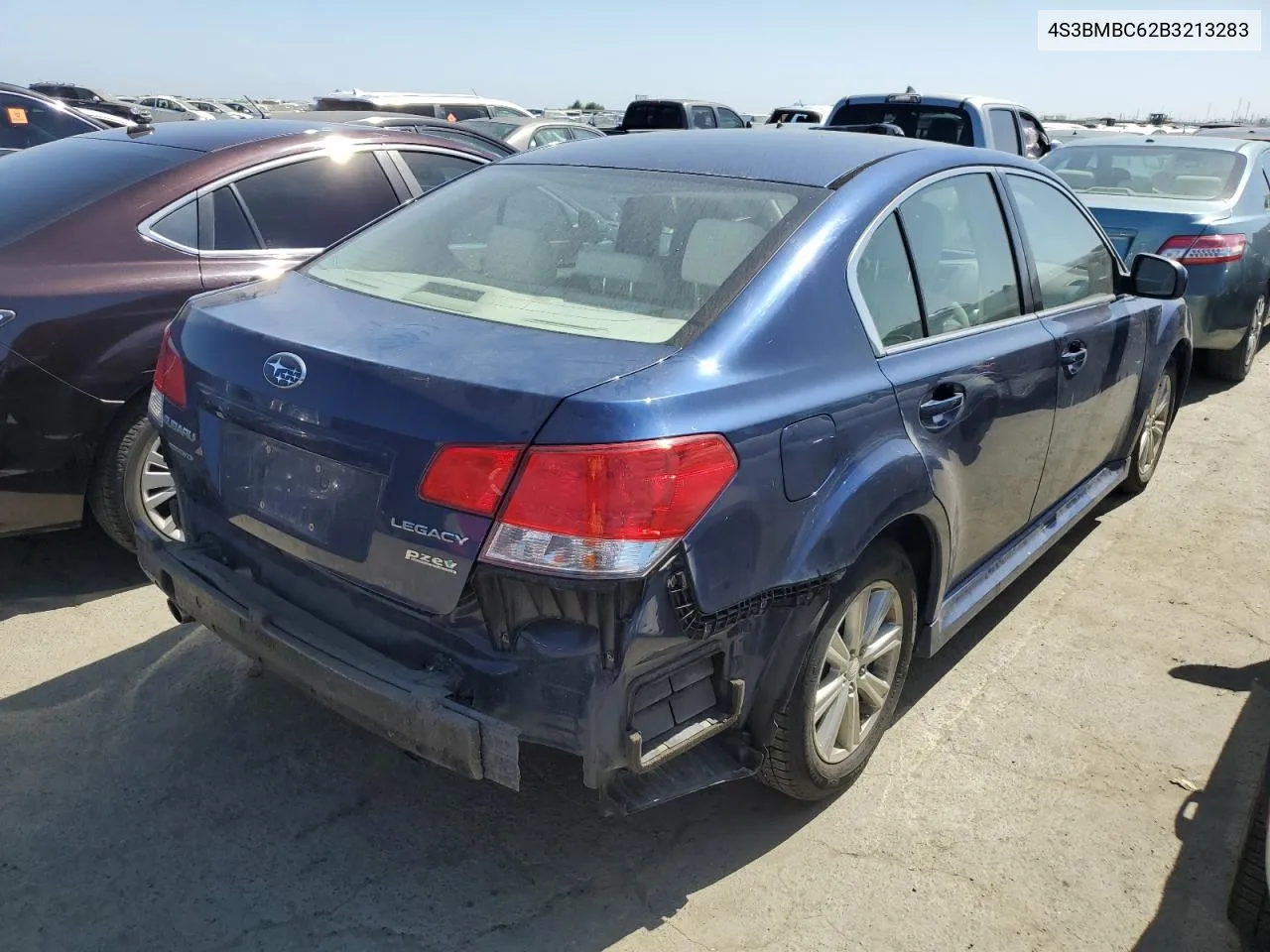 2011 Subaru Legacy 2.5I Premium VIN: 4S3BMBC62B3213283 Lot: 57971224