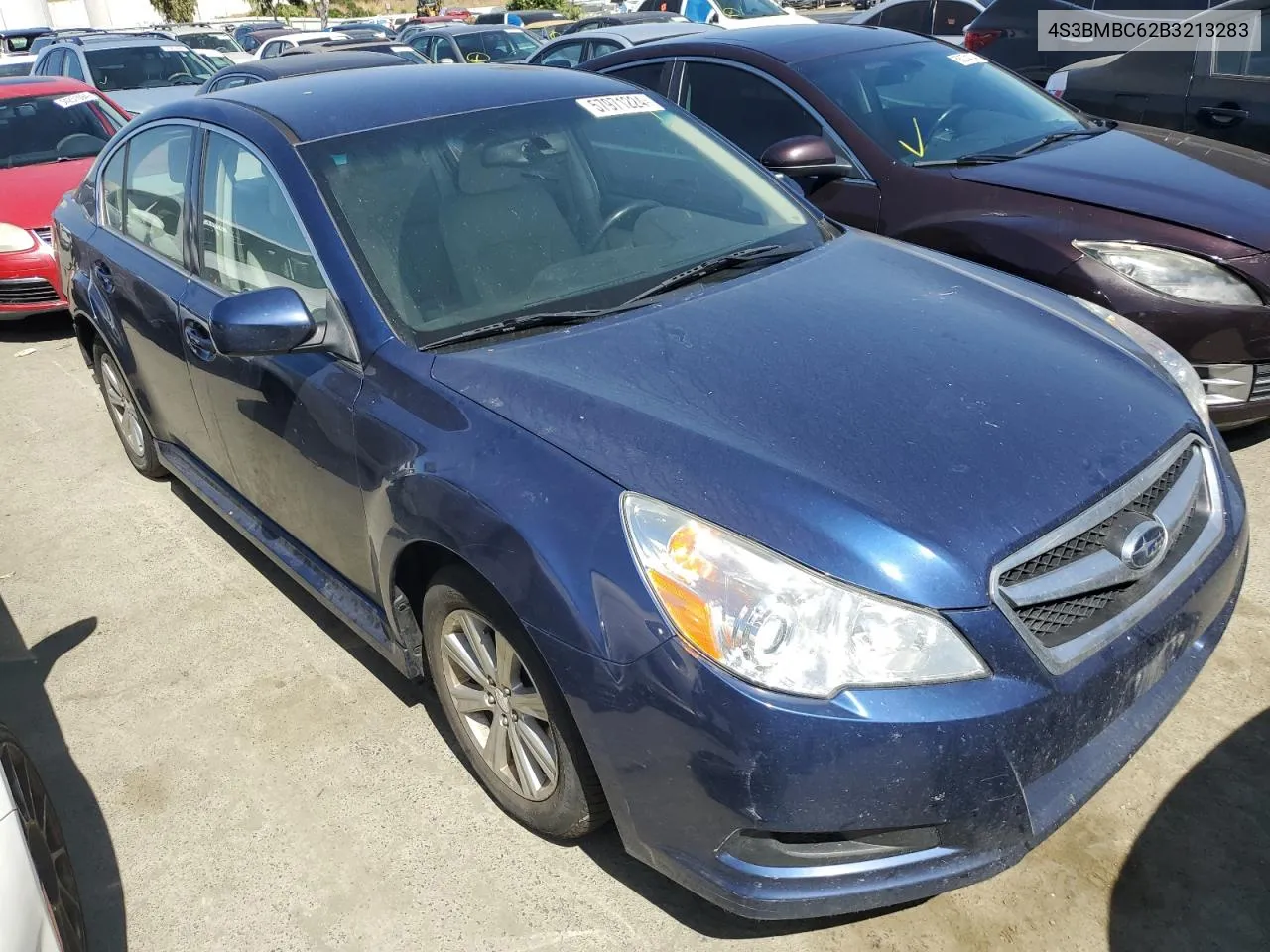 2011 Subaru Legacy 2.5I Premium VIN: 4S3BMBC62B3213283 Lot: 57971224