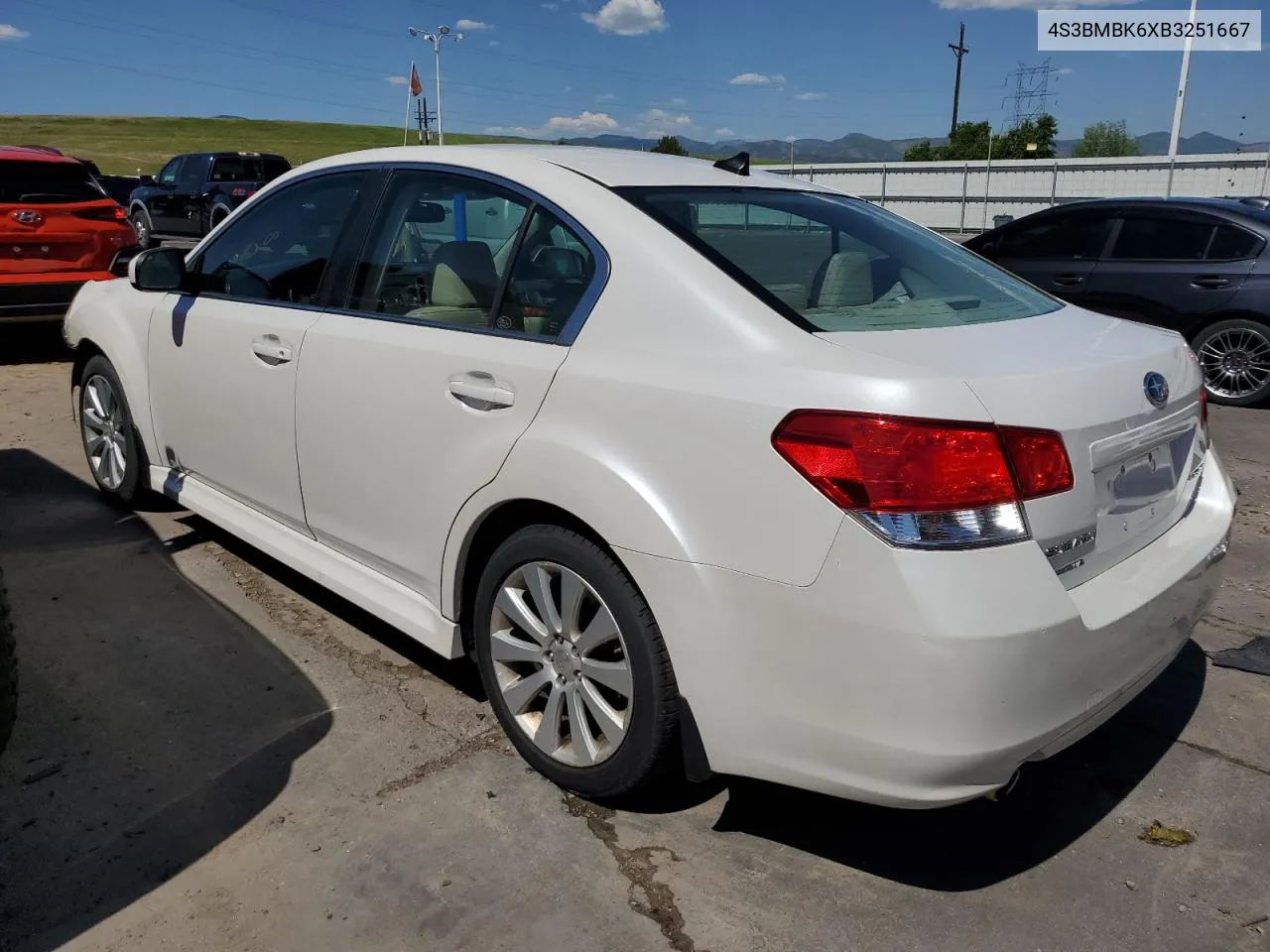 2011 Subaru Legacy 2.5I Limited VIN: 4S3BMBK6XB3251667 Lot: 58686984