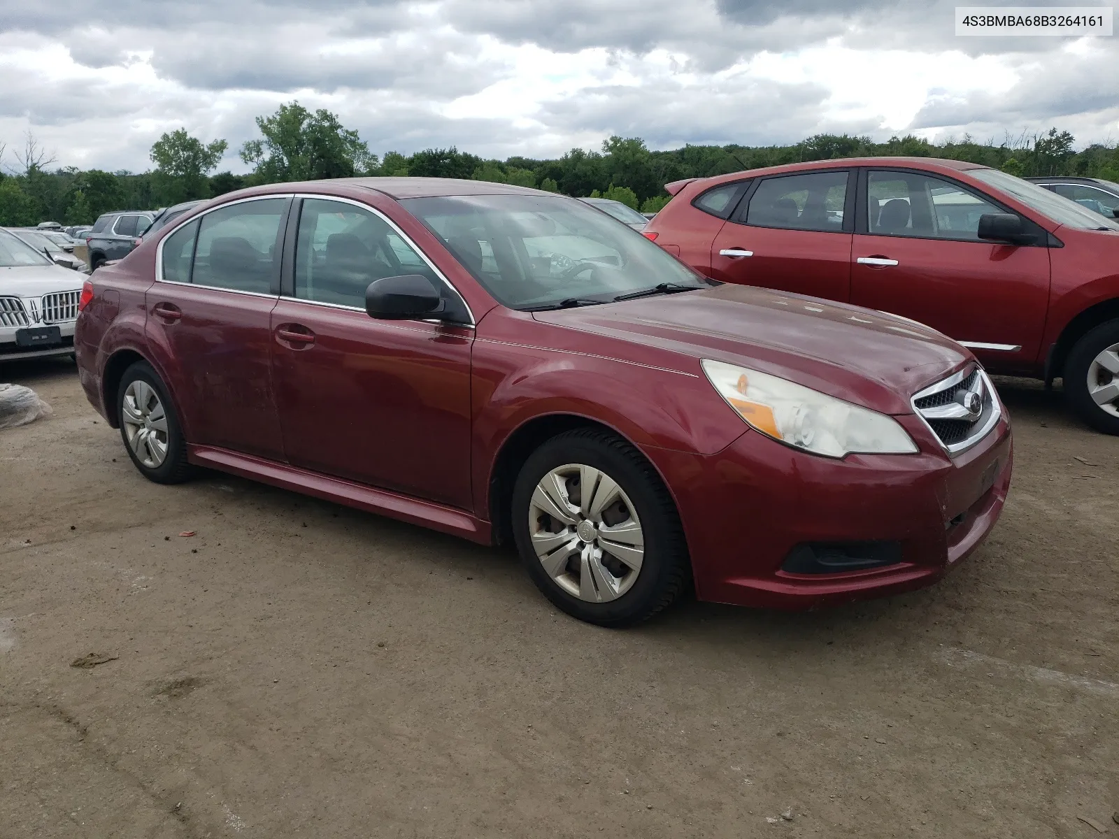 2011 Subaru Legacy 2.5I VIN: 4S3BMBA68B3264161 Lot: 58786914