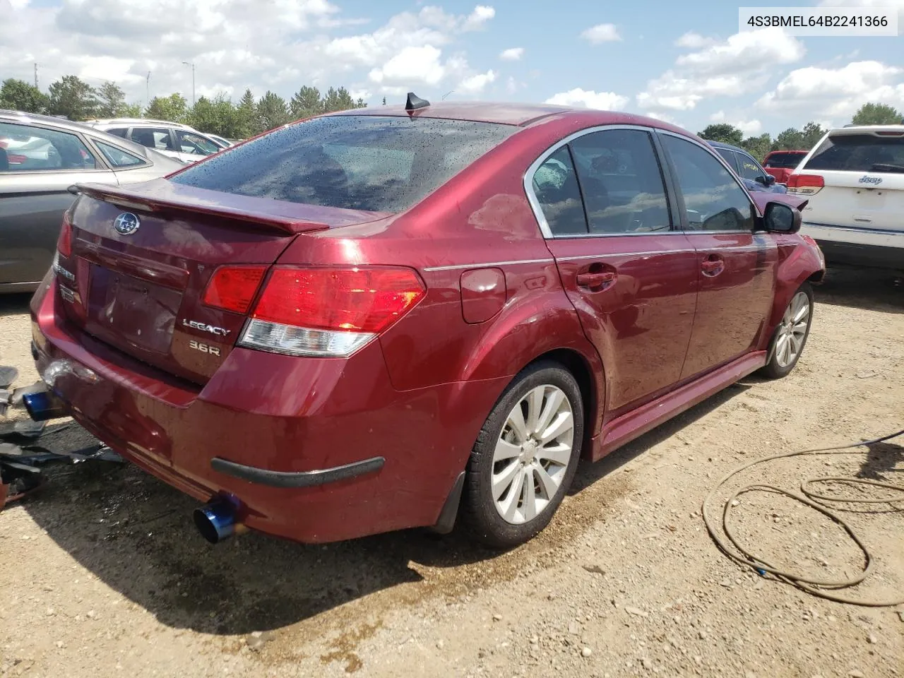 2011 Subaru Legacy 3.6R Limited VIN: 4S3BMEL64B2241366 Lot: 63040274