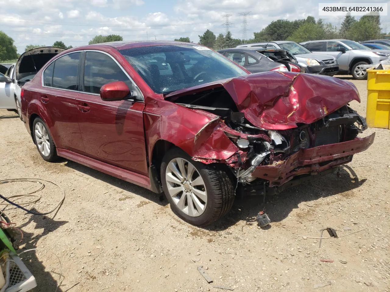 2011 Subaru Legacy 3.6R Limited VIN: 4S3BMEL64B2241366 Lot: 63040274