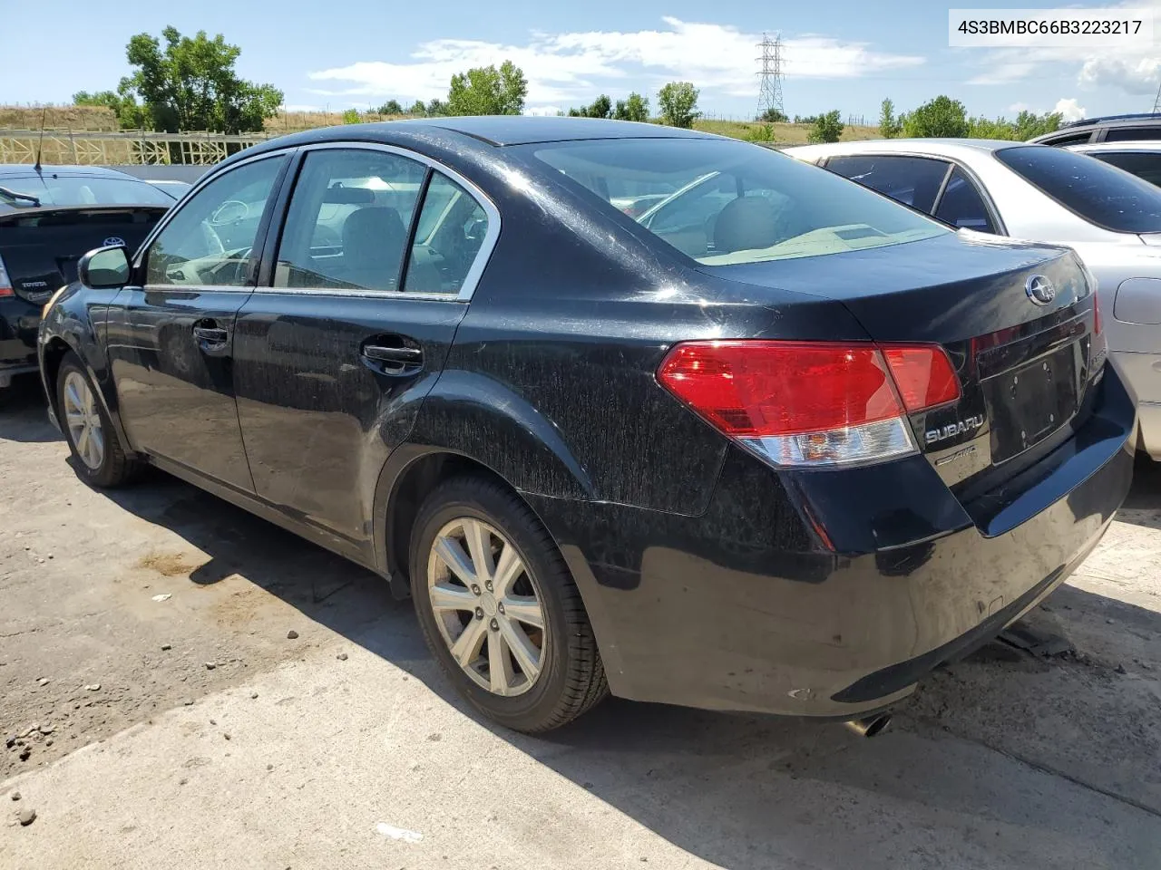 2011 Subaru Legacy 2.5I Premium VIN: 4S3BMBC66B3223217 Lot: 64170984