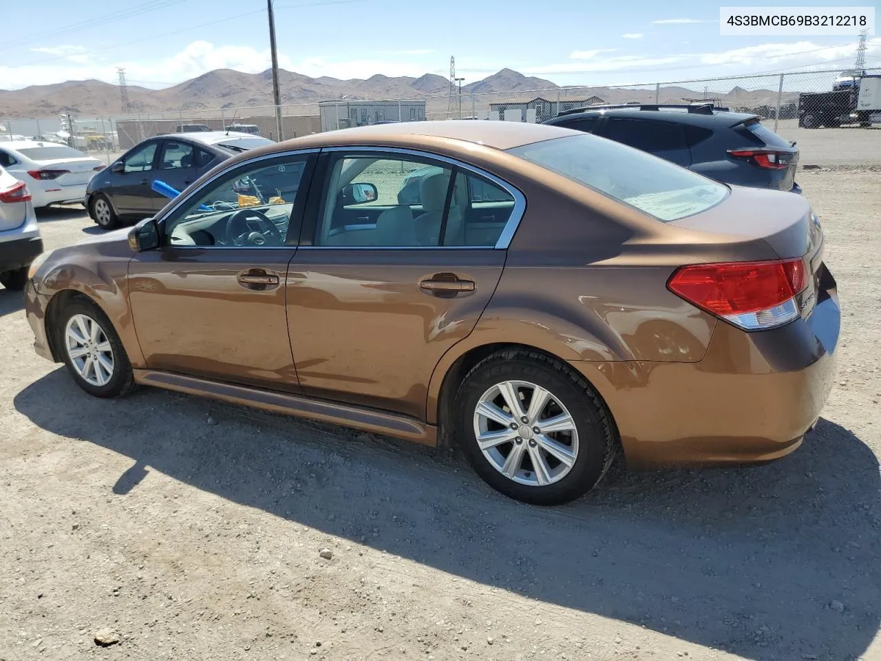 2011 Subaru Legacy 2.5I Premium VIN: 4S3BMCB69B3212218 Lot: 68559644