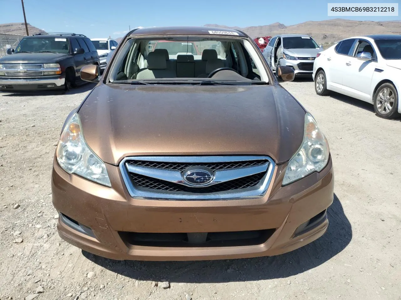 2011 Subaru Legacy 2.5I Premium VIN: 4S3BMCB69B3212218 Lot: 68559644