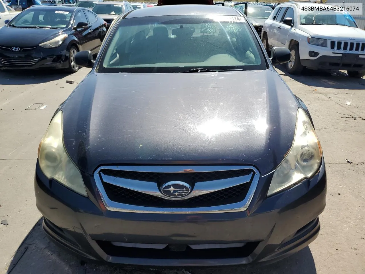 2011 Subaru Legacy 2.5I VIN: 4S3BMBA64B3216074 Lot: 69213124