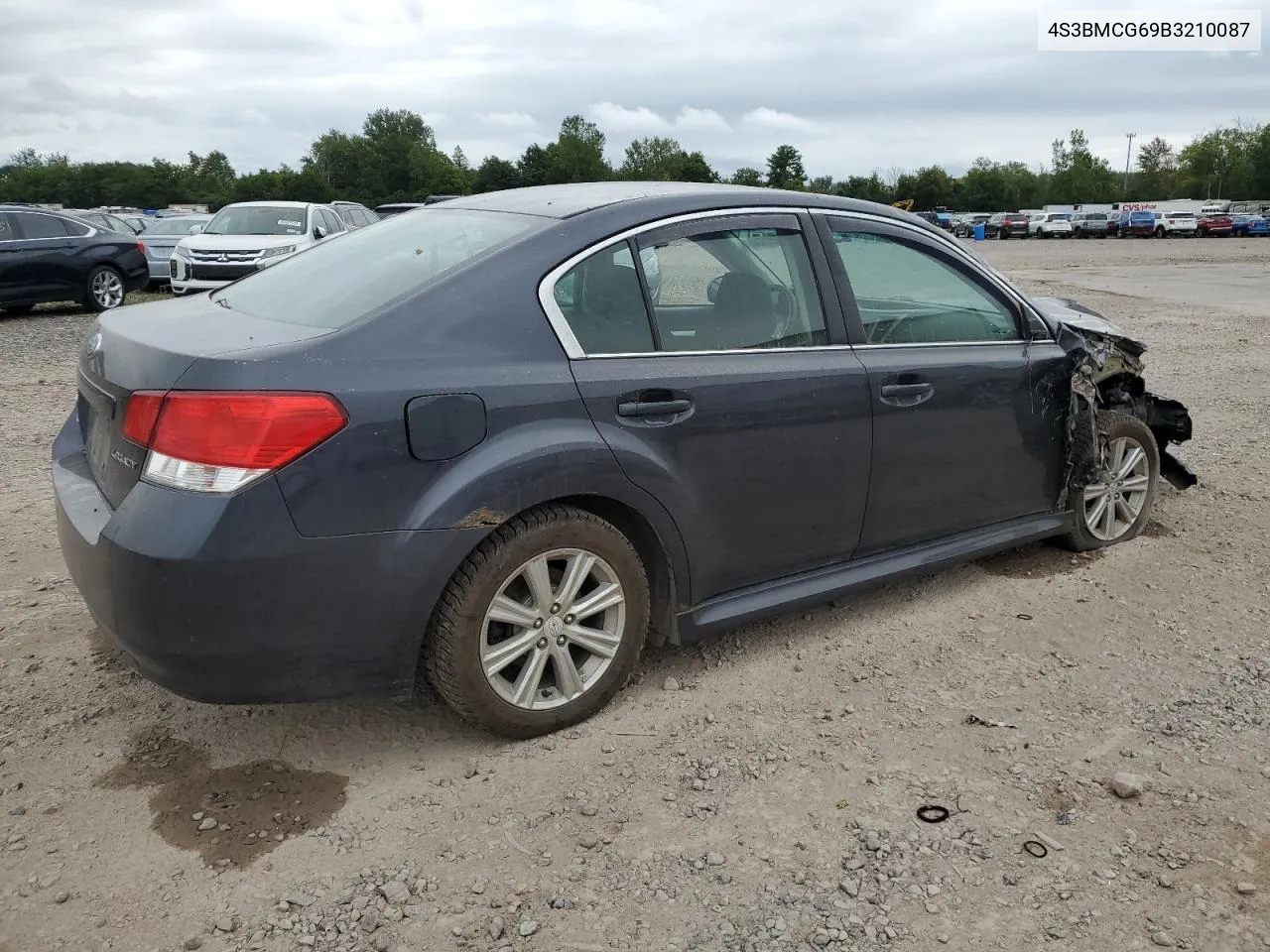 2011 Subaru Legacy 2.5I Premium VIN: 4S3BMCG69B3210087 Lot: 69222734