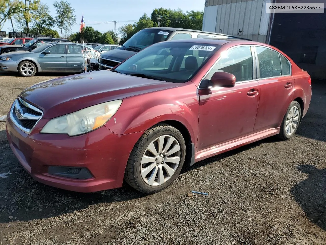 2011 Subaru Legacy 3.6R Limited VIN: 4S3BMDL6XB2235677 Lot: 69616024