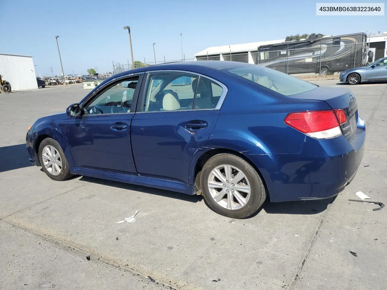 2011 Subaru Legacy 2.5I Premium VIN: 4S3BMBG63B3223640 Lot: 69712644