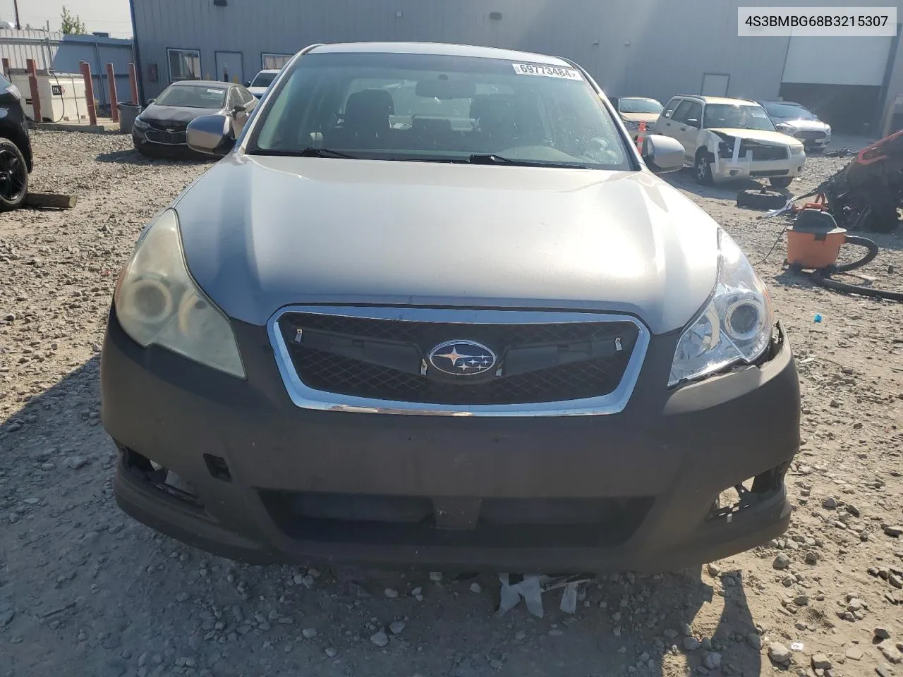 2011 Subaru Legacy 2.5I Premium VIN: 4S3BMBG68B3215307 Lot: 69773484