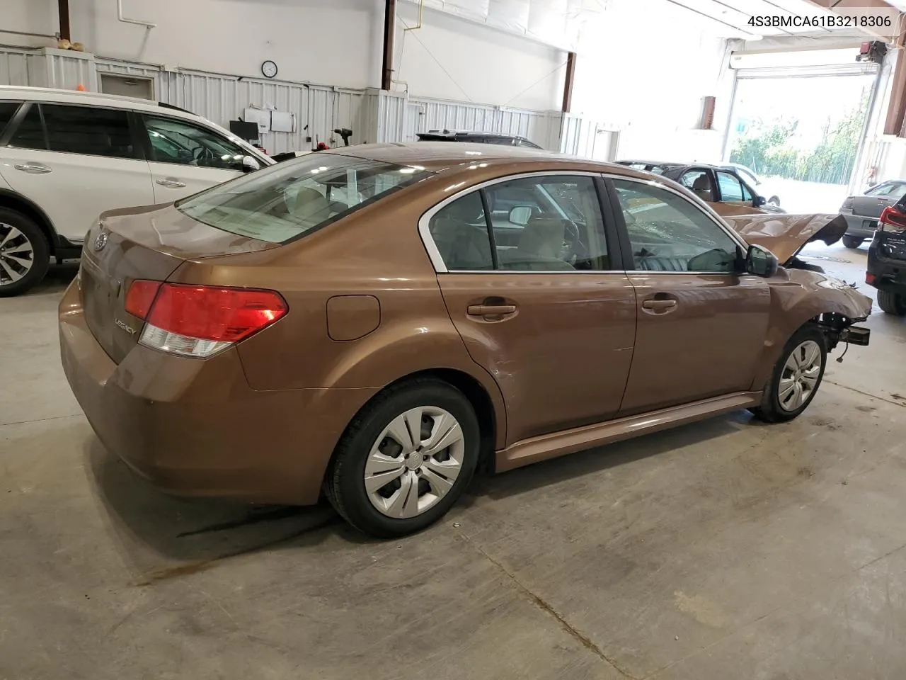 4S3BMCA61B3218306 2011 Subaru Legacy 2.5I