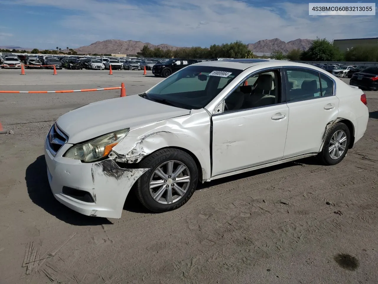 2011 Subaru Legacy 2.5I Premium VIN: 4S3BMCG60B3213055 Lot: 69889984