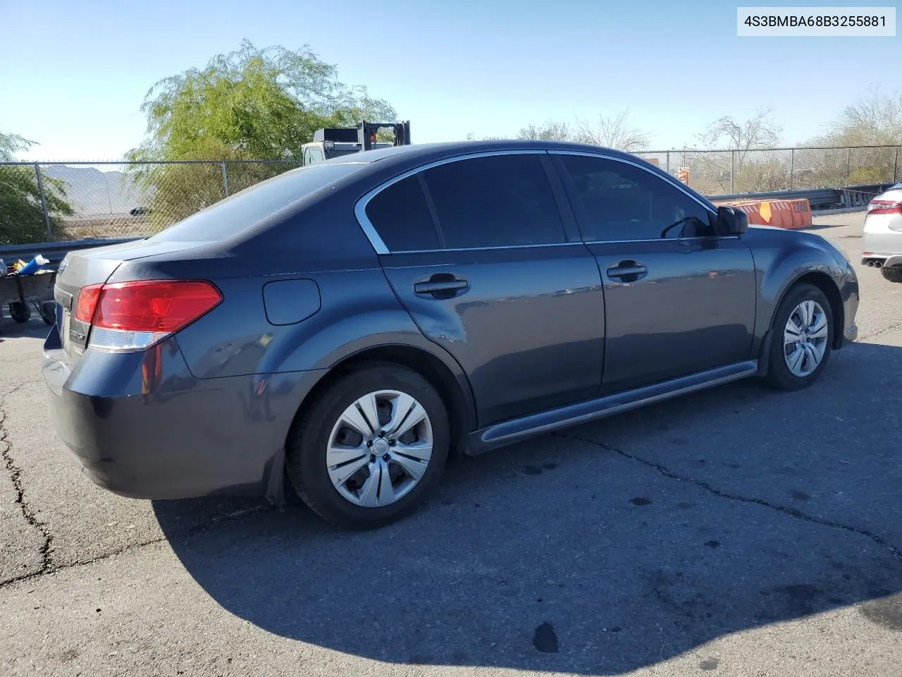 2011 Subaru Legacy 2.5I VIN: 4S3BMBA68B3255881 Lot: 69890324