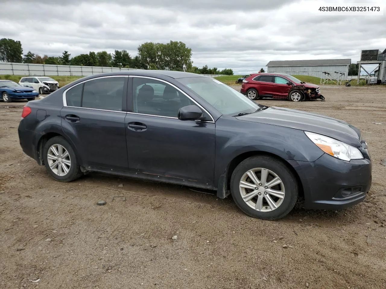 2011 Subaru Legacy 2.5I Premium VIN: 4S3BMBC6XB3251473 Lot: 70461014