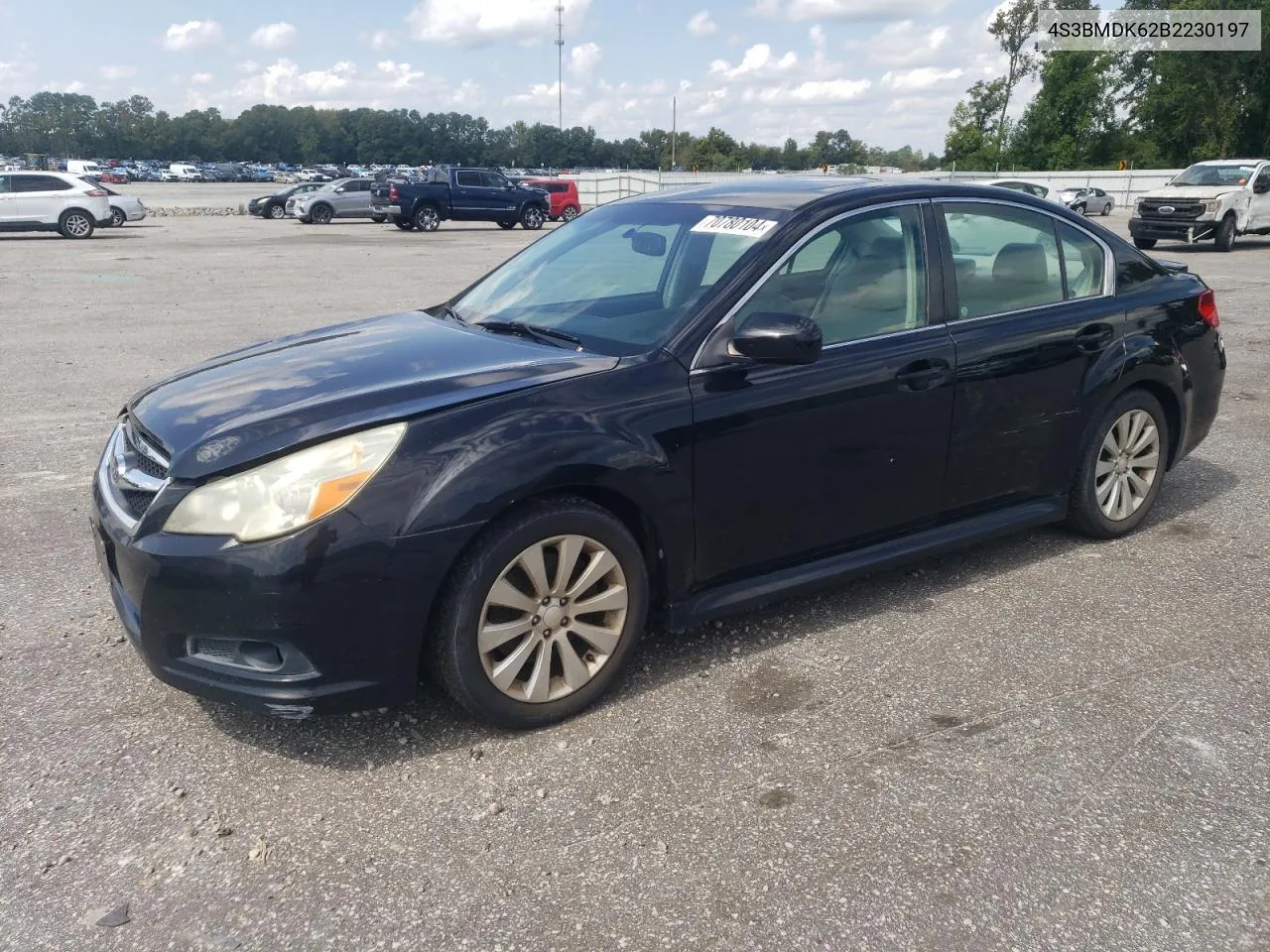 2011 Subaru Legacy 3.6R Limited VIN: 4S3BMDK62B2230197 Lot: 70780104