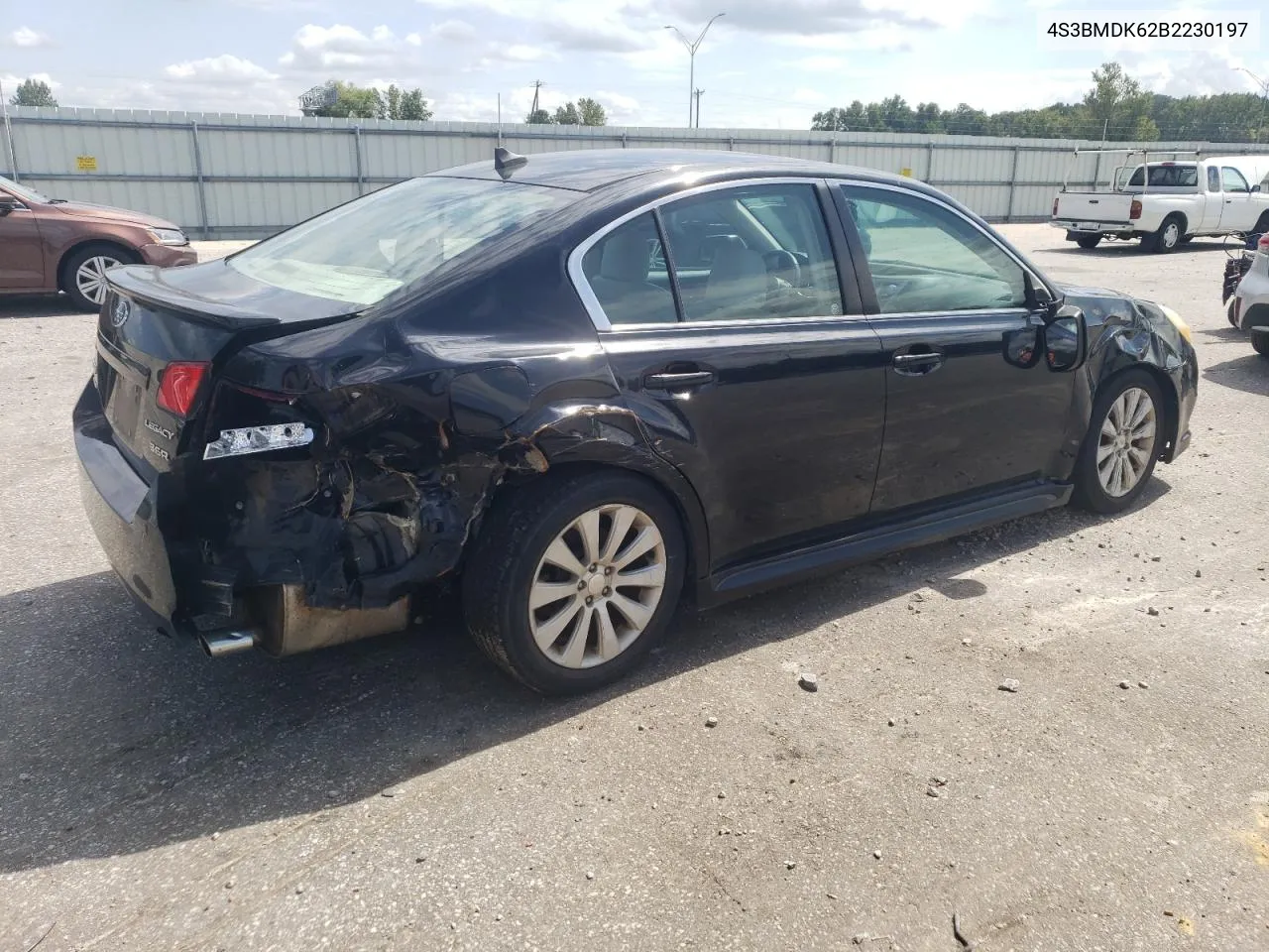 2011 Subaru Legacy 3.6R Limited VIN: 4S3BMDK62B2230197 Lot: 70780104