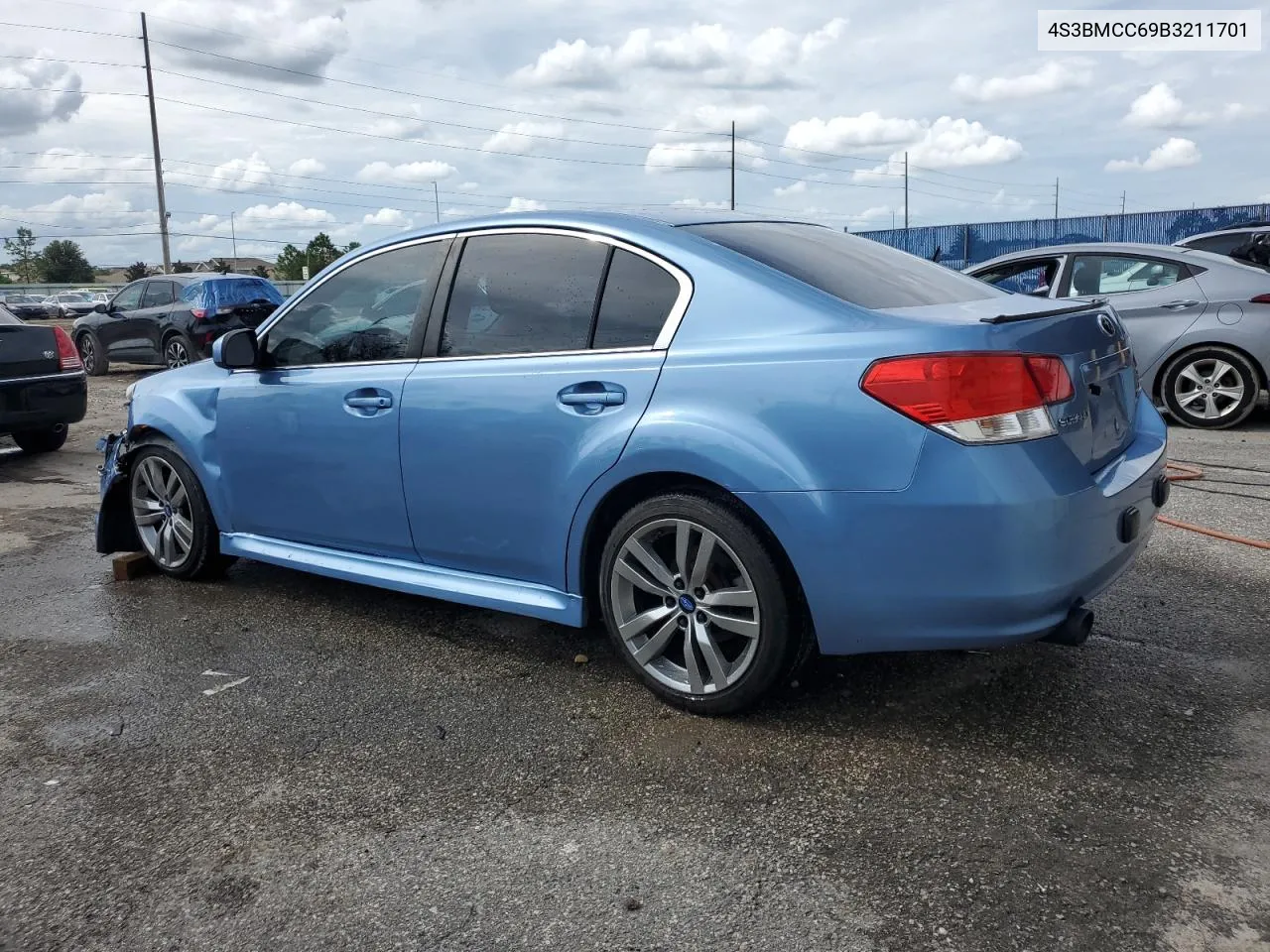 2011 Subaru Legacy 2.5I Premium VIN: 4S3BMCC69B3211701 Lot: 71183014