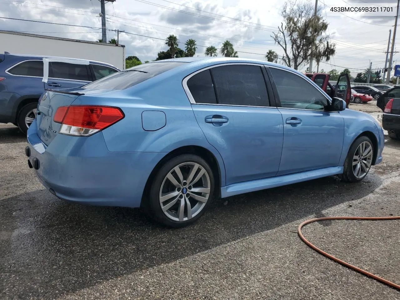 2011 Subaru Legacy 2.5I Premium VIN: 4S3BMCC69B3211701 Lot: 71183014