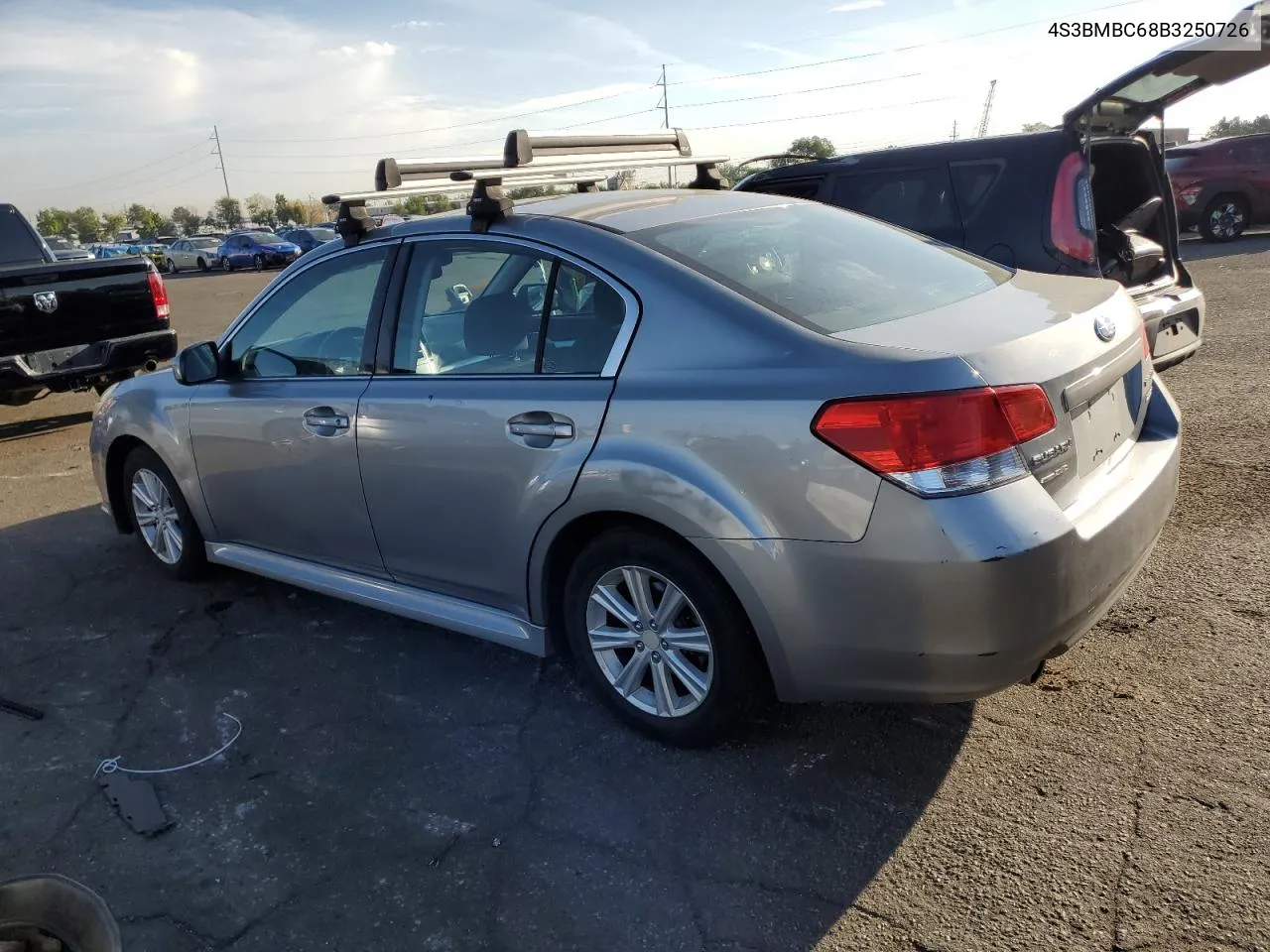 4S3BMBC68B3250726 2011 Subaru Legacy 2.5I Premium