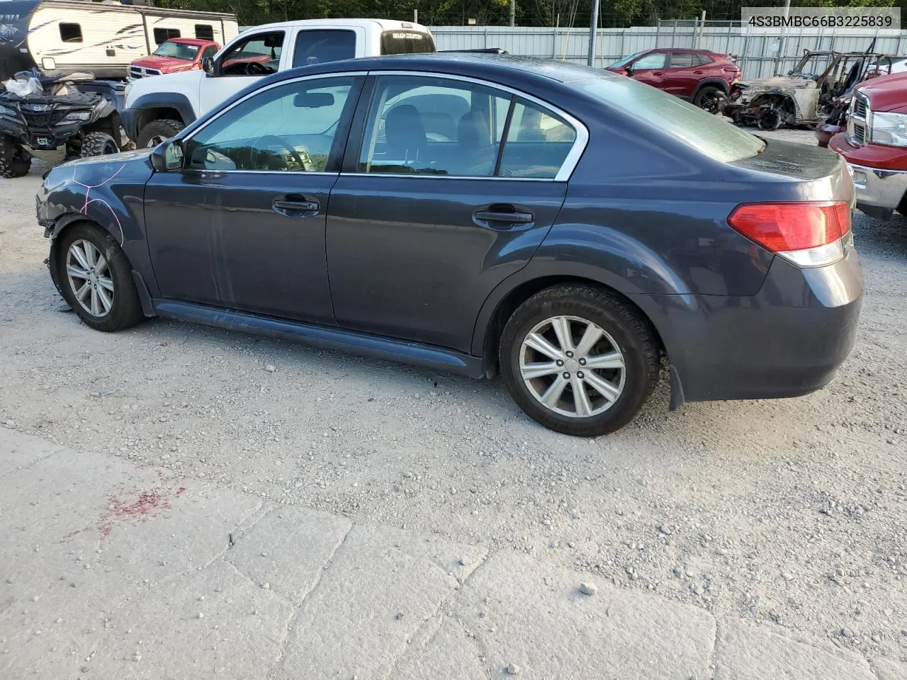 2011 Subaru Legacy 2.5I Premium VIN: 4S3BMBC66B3225839 Lot: 71352064