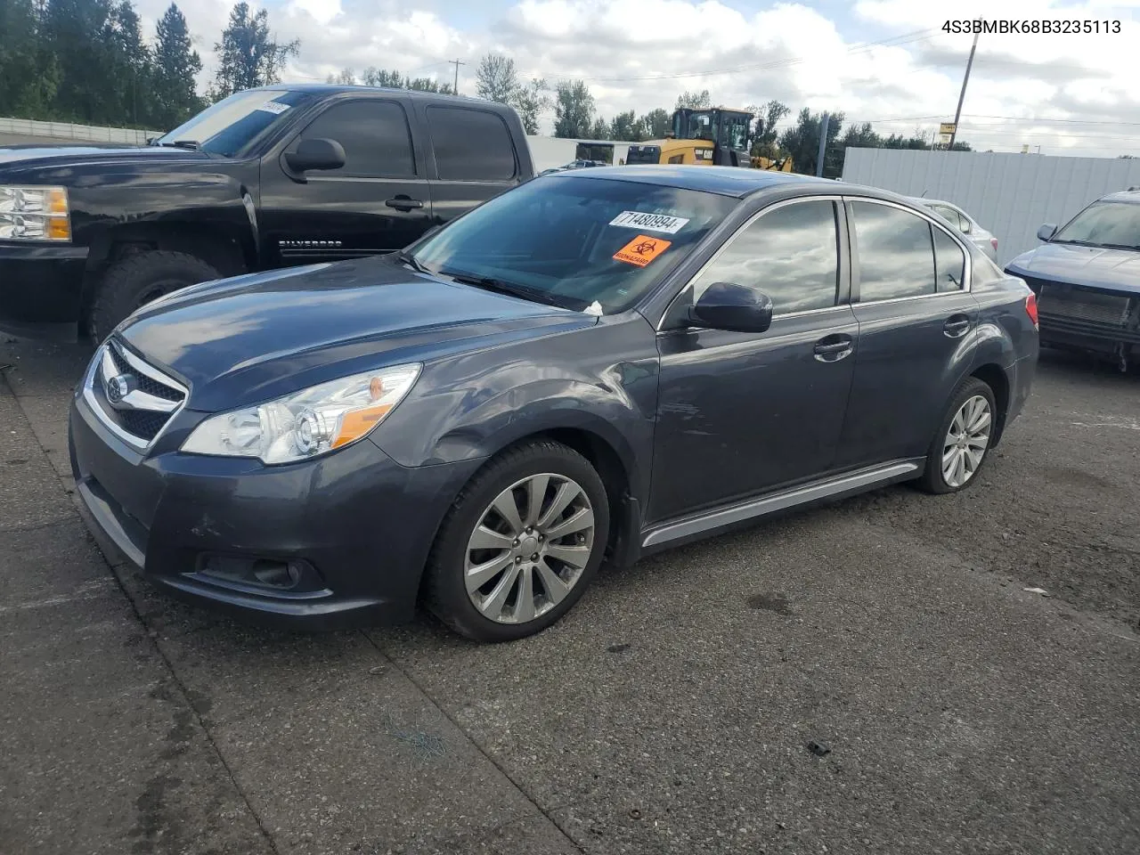 2011 Subaru Legacy 2.5I Limited VIN: 4S3BMBK68B3235113 Lot: 71480994