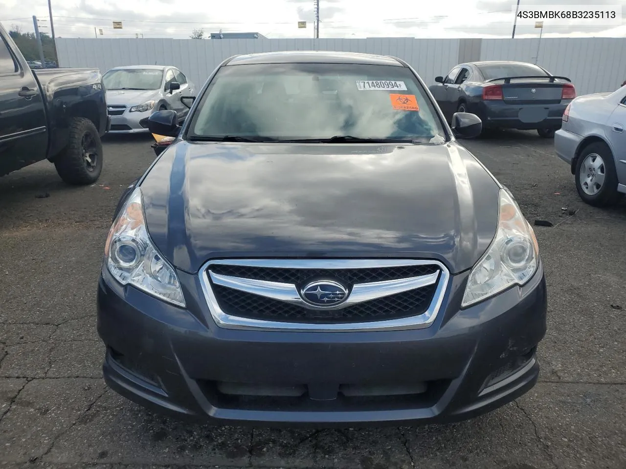 2011 Subaru Legacy 2.5I Limited VIN: 4S3BMBK68B3235113 Lot: 71480994