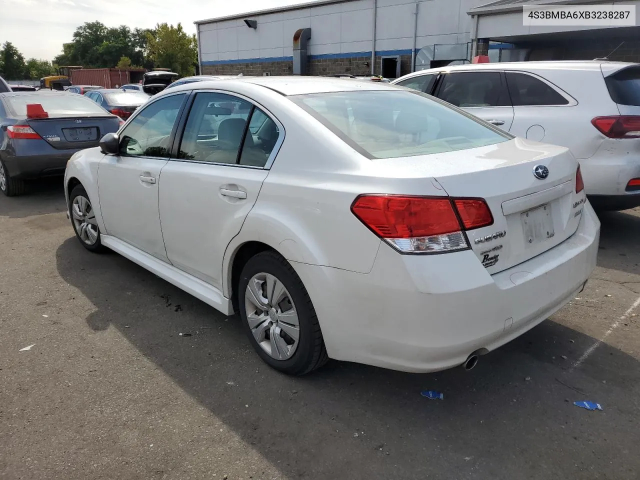 2011 Subaru Legacy 2.5I VIN: 4S3BMBA6XB3238287 Lot: 71610254