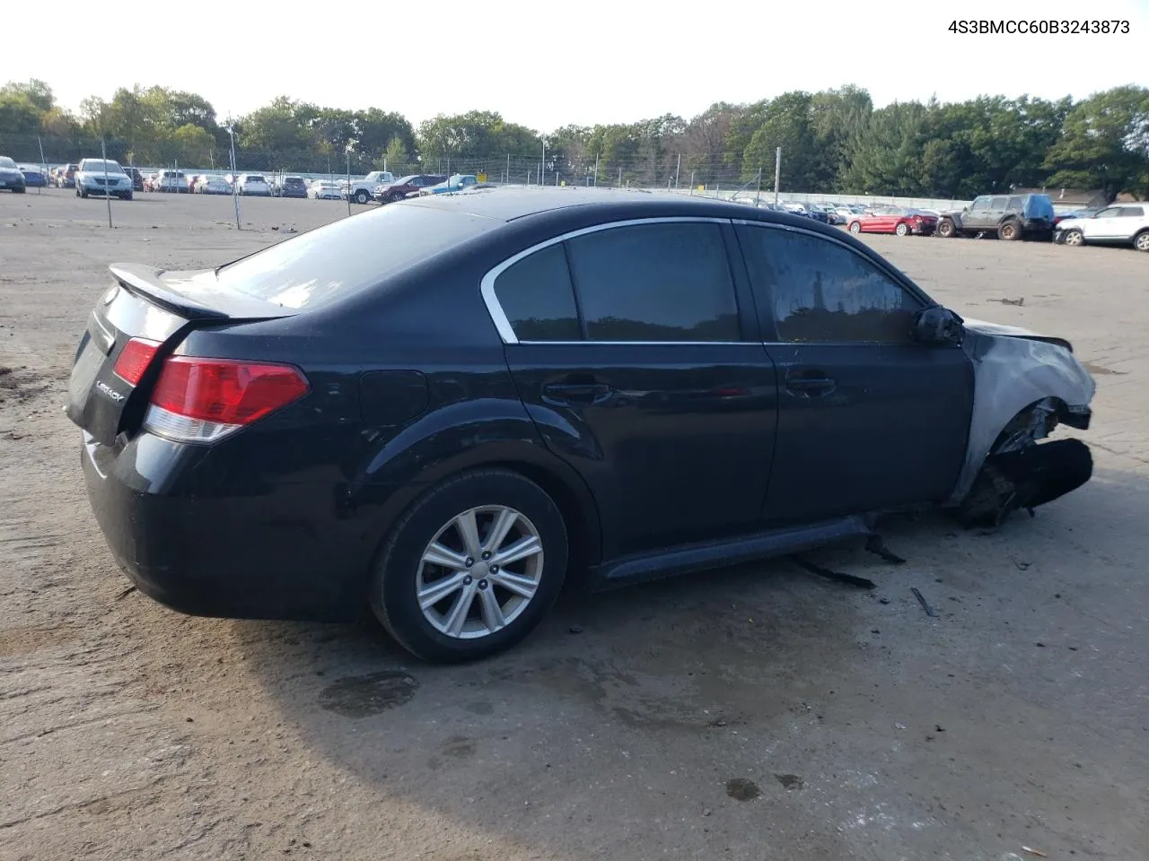 2011 Subaru Legacy 2.5I Premium VIN: 4S3BMCC60B3243873 Lot: 71838254