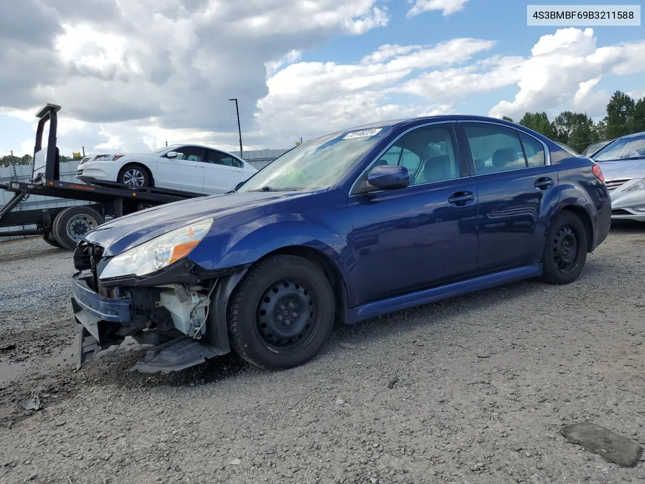 2011 Subaru Legacy 2.5I Premium VIN: 4S3BMBF69B3211588 Lot: 72146224