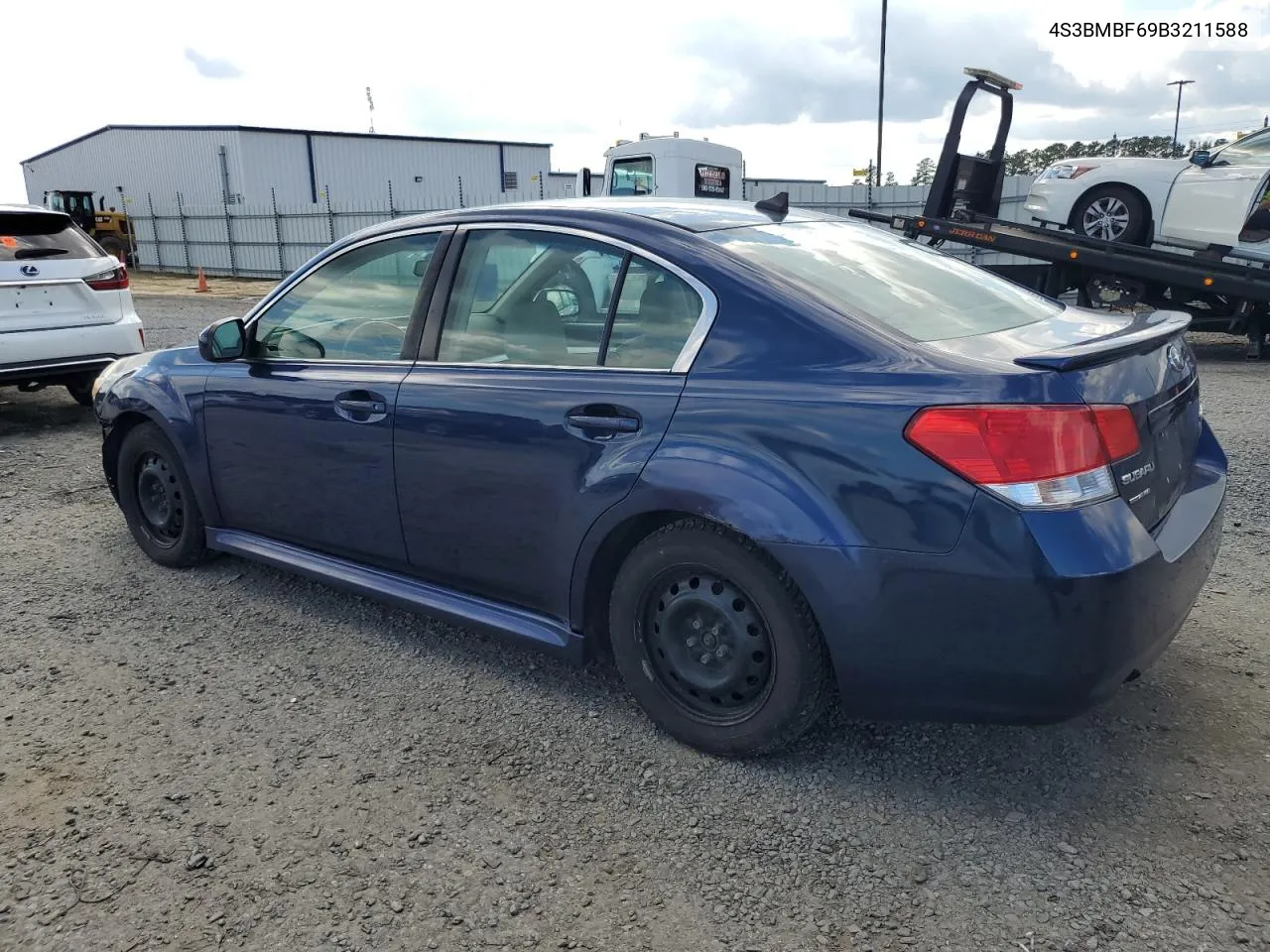 2011 Subaru Legacy 2.5I Premium VIN: 4S3BMBF69B3211588 Lot: 72146224