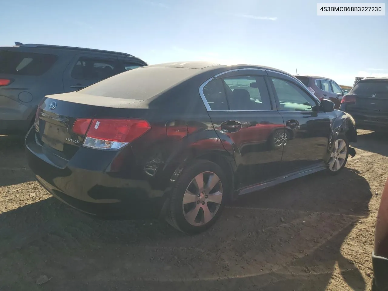 2011 Subaru Legacy 2.5I Premium VIN: 4S3BMCB68B3227230 Lot: 72271604