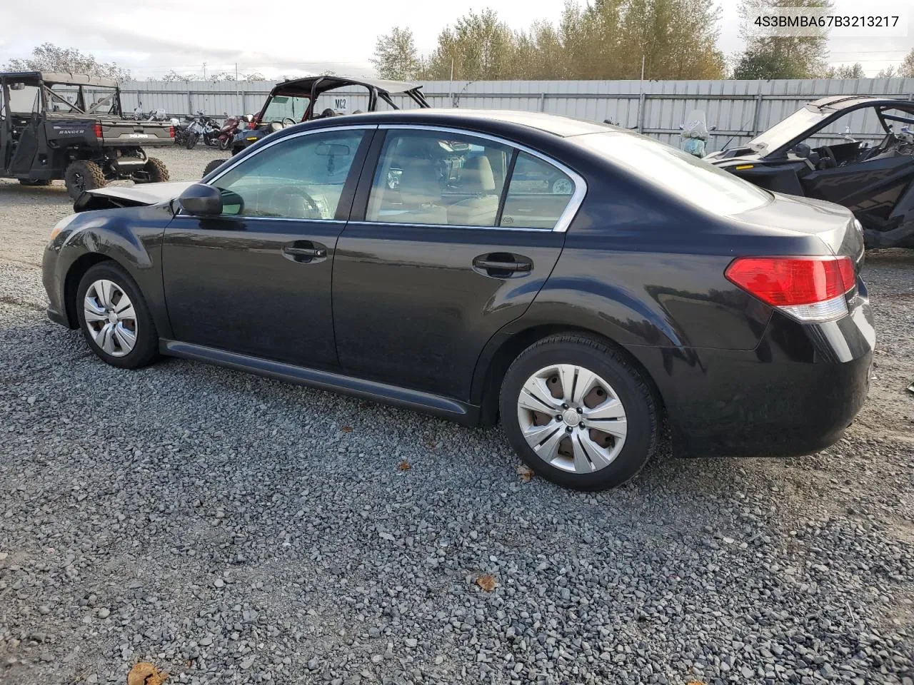 2011 Subaru Legacy 2.5I VIN: 4S3BMBA67B3213217 Lot: 72283554