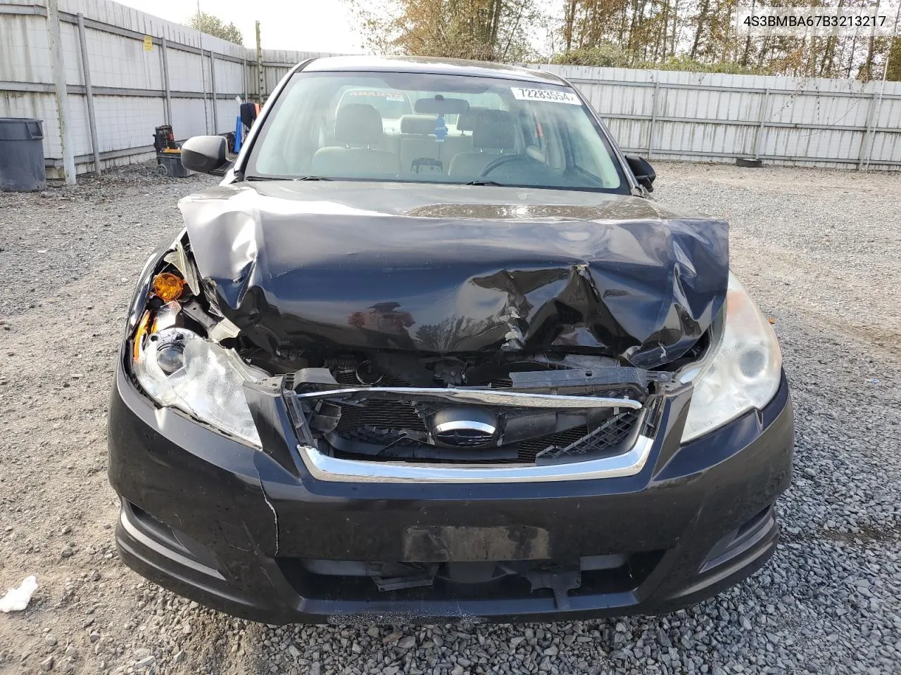 4S3BMBA67B3213217 2011 Subaru Legacy 2.5I