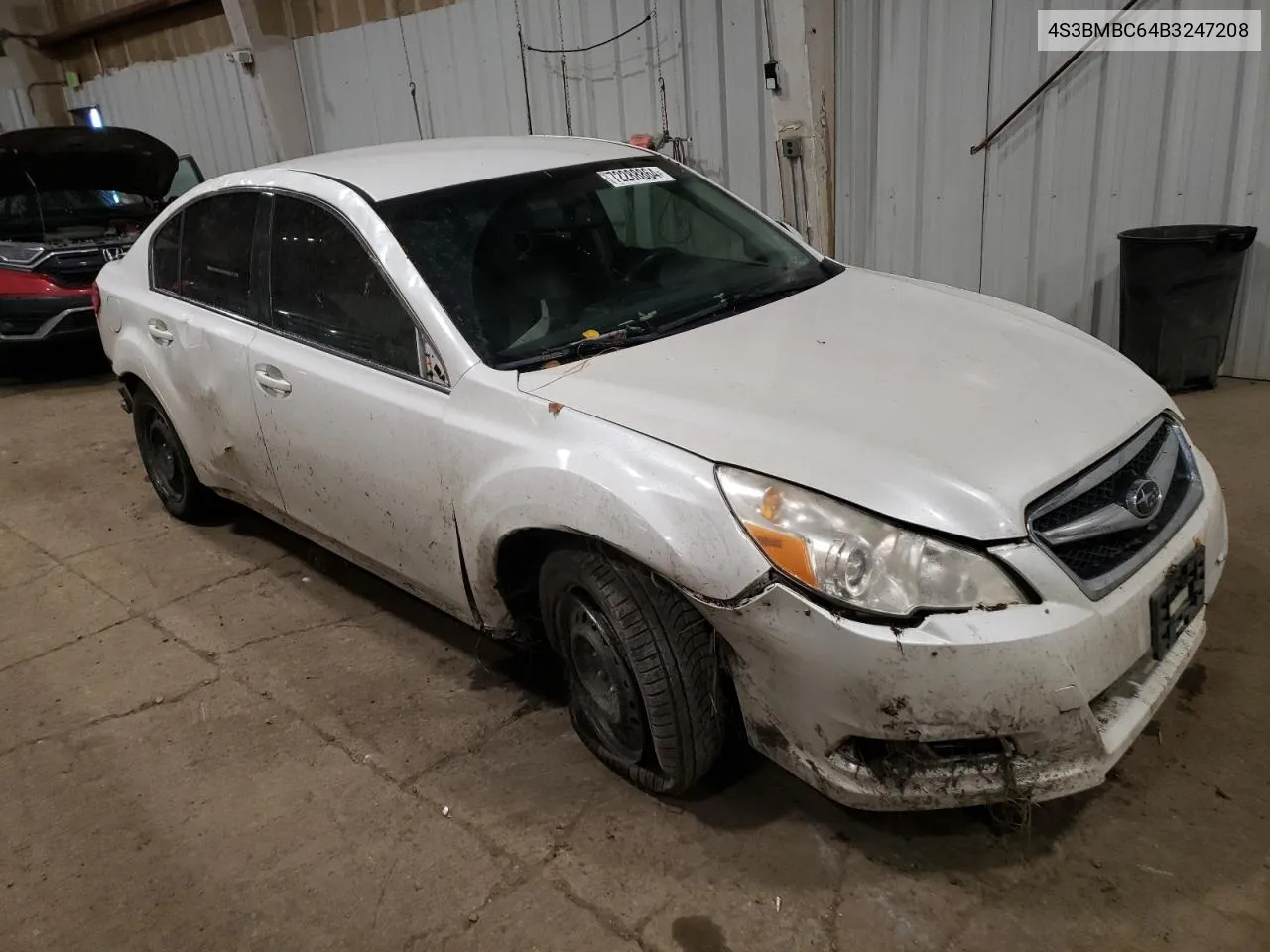 2011 Subaru Legacy 2.5I Premium VIN: 4S3BMBC64B3247208 Lot: 72288864