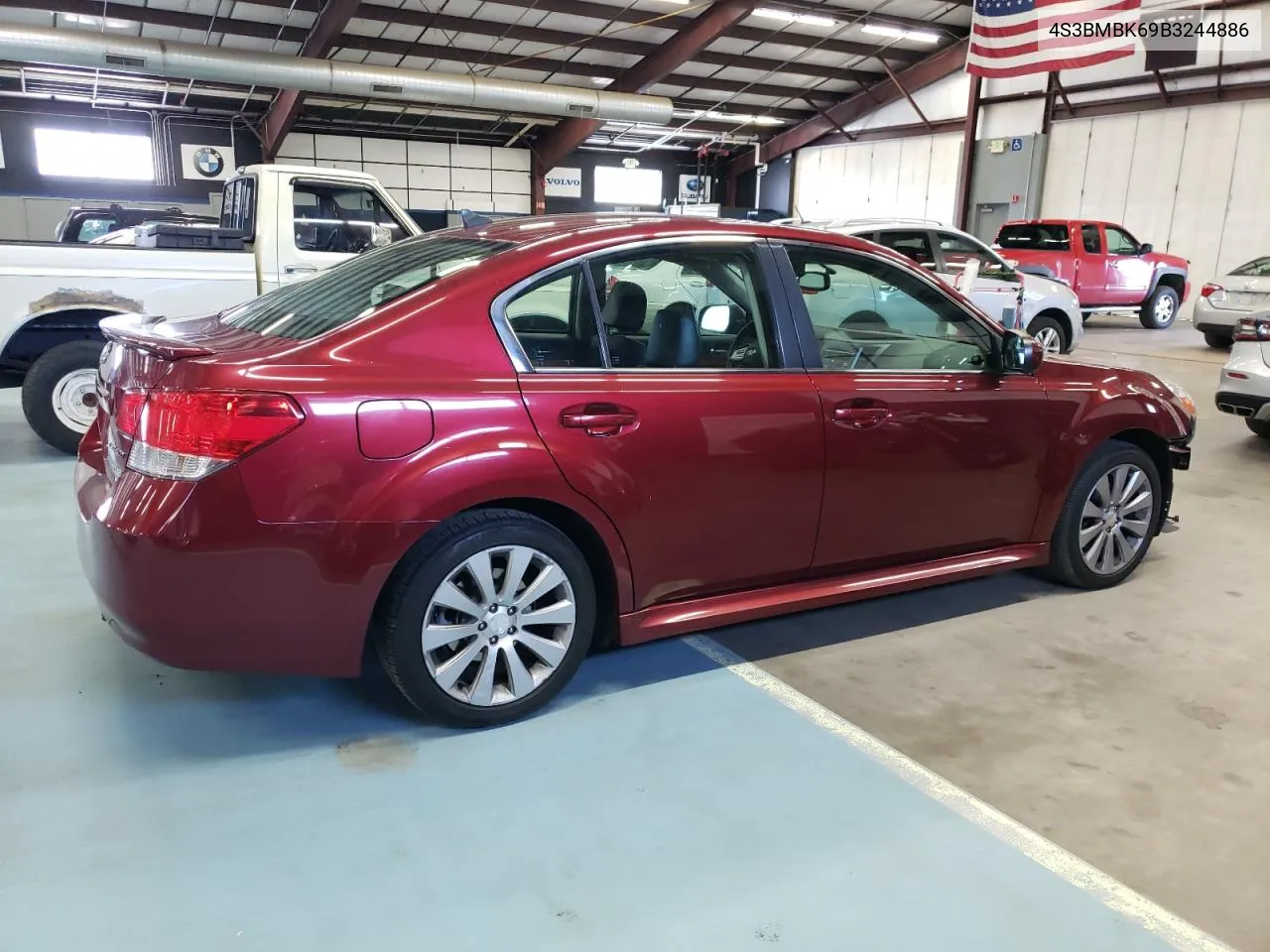 2011 Subaru Legacy 2.5I Limited VIN: 4S3BMBK69B3244886 Lot: 72986744