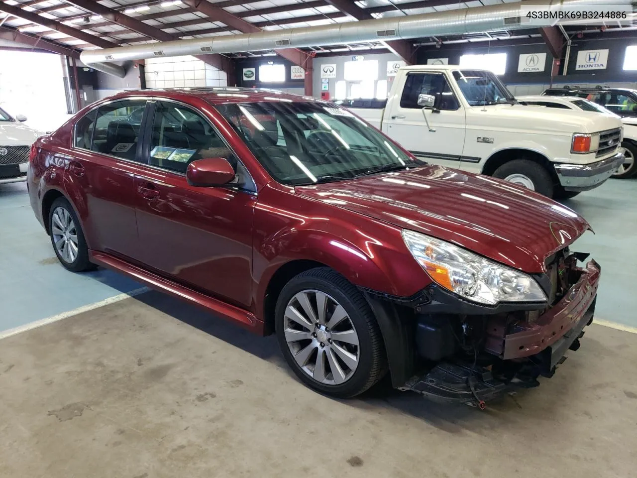 2011 Subaru Legacy 2.5I Limited VIN: 4S3BMBK69B3244886 Lot: 72986744