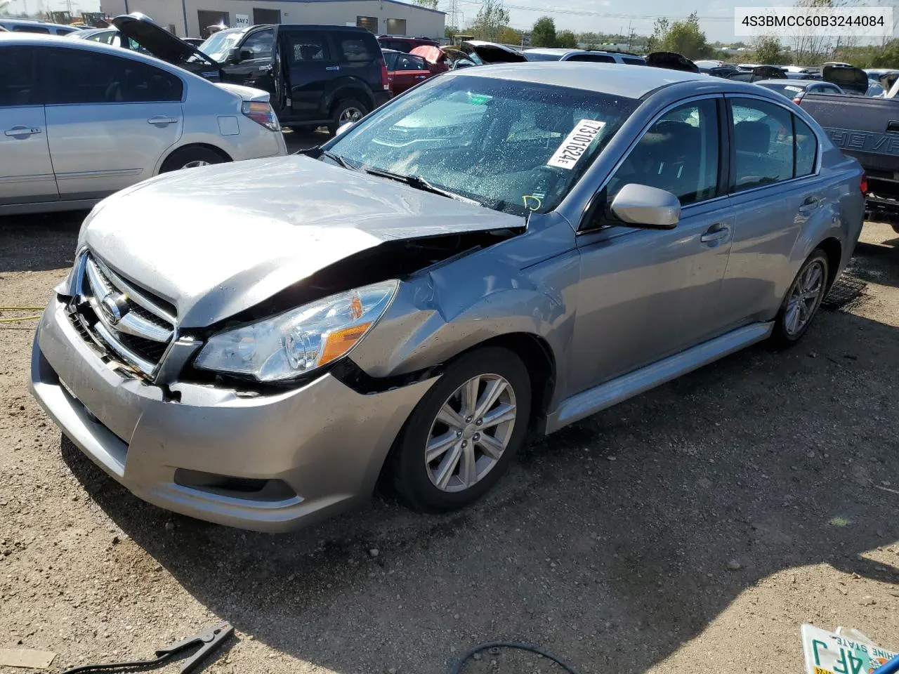 2011 Subaru Legacy 2.5I Premium VIN: 4S3BMCC60B3244084 Lot: 73101624