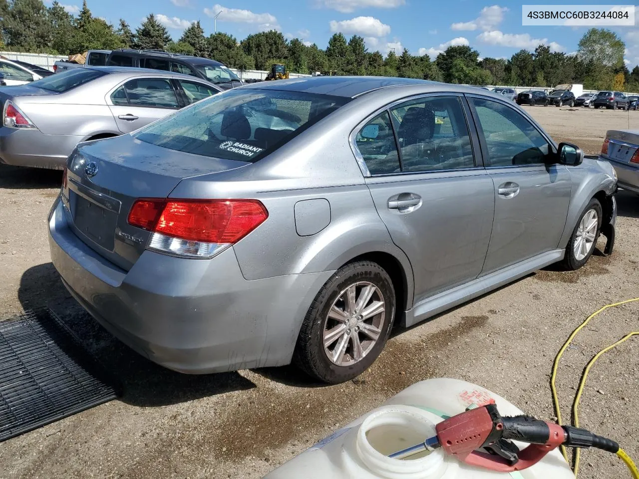 2011 Subaru Legacy 2.5I Premium VIN: 4S3BMCC60B3244084 Lot: 73101624