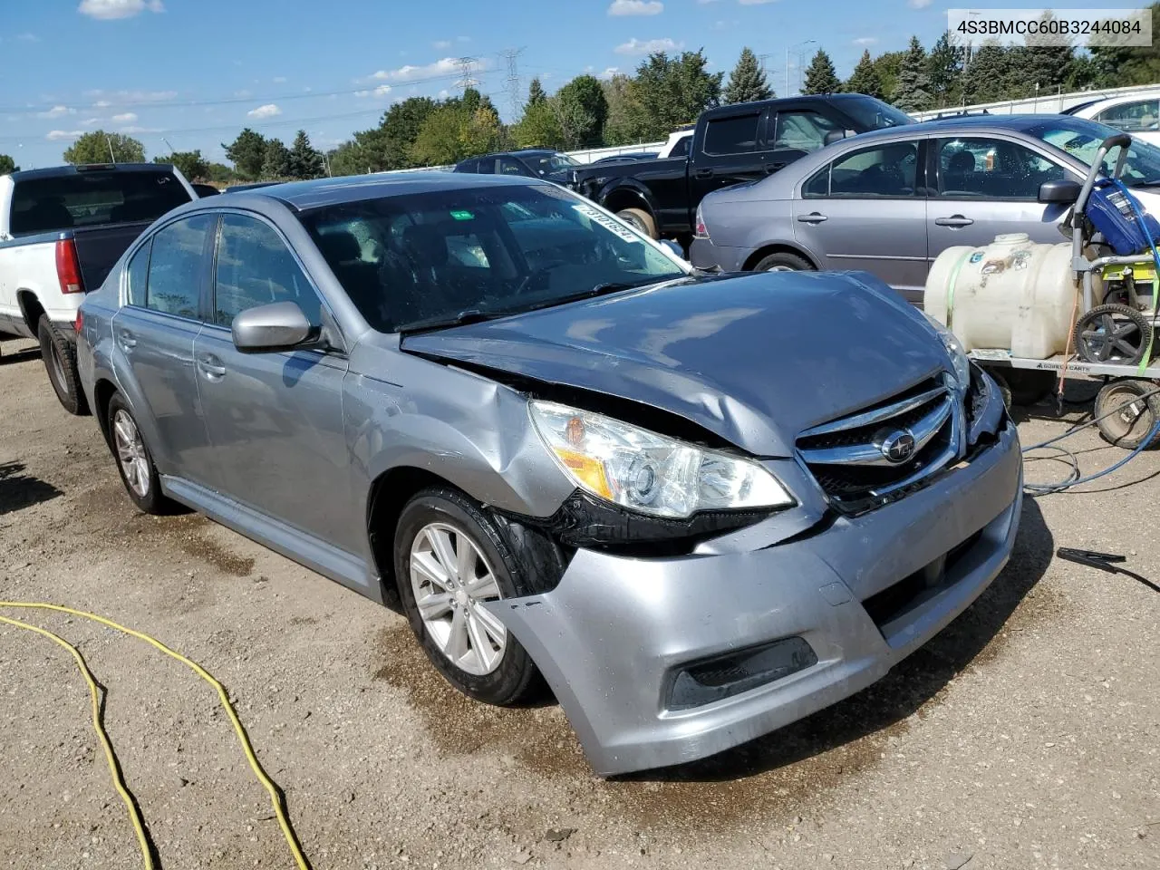 2011 Subaru Legacy 2.5I Premium VIN: 4S3BMCC60B3244084 Lot: 73101624