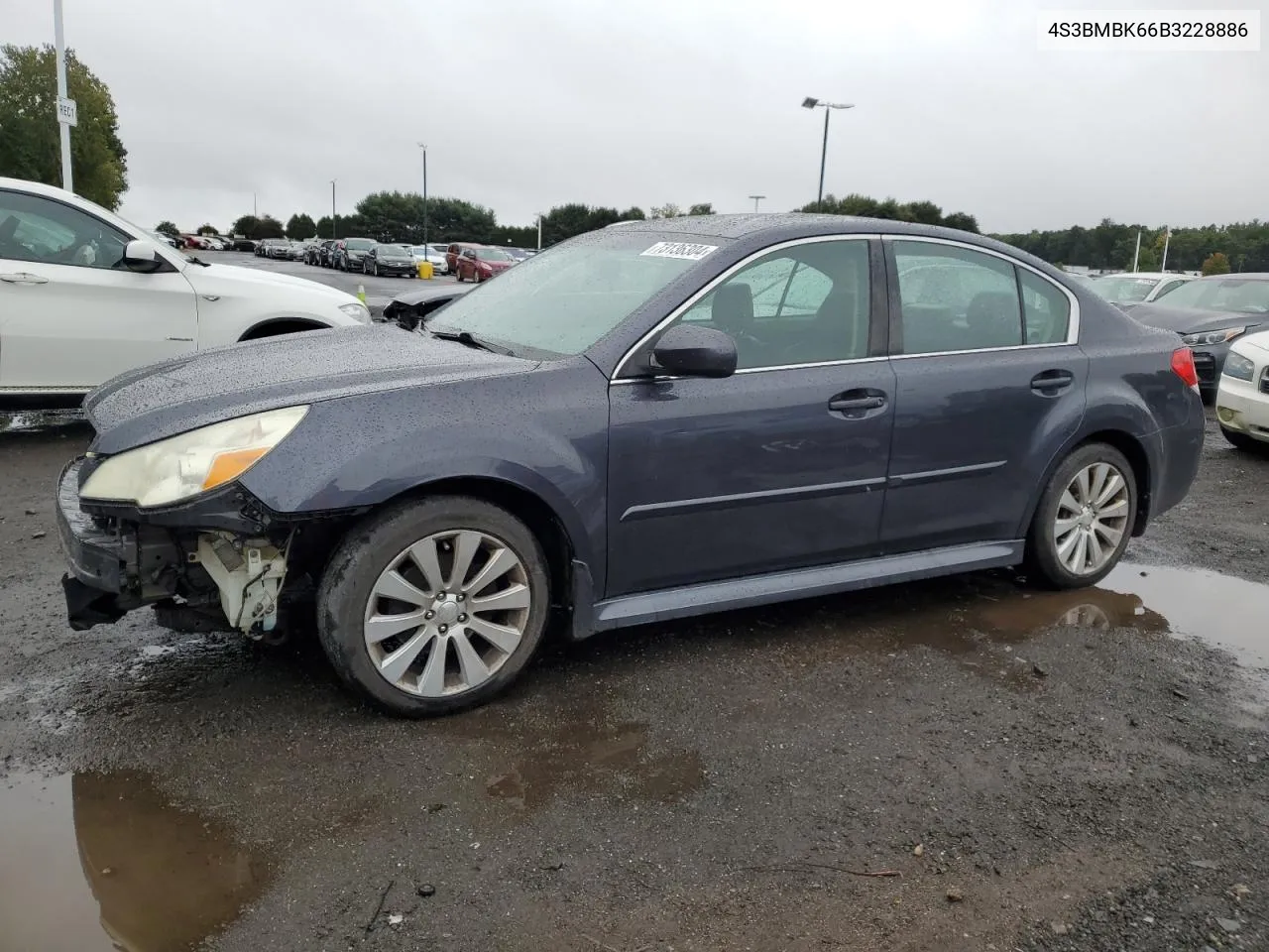 2011 Subaru Legacy 2.5I Limited VIN: 4S3BMBK66B3228886 Lot: 73136304