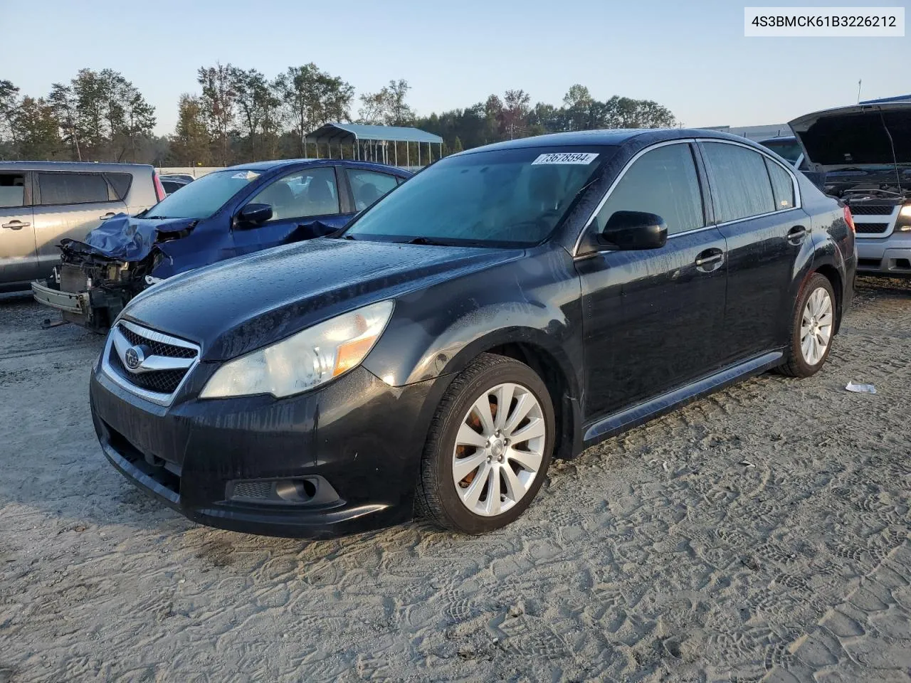 2011 Subaru Legacy 2.5I Limited VIN: 4S3BMCK61B3226212 Lot: 73678594