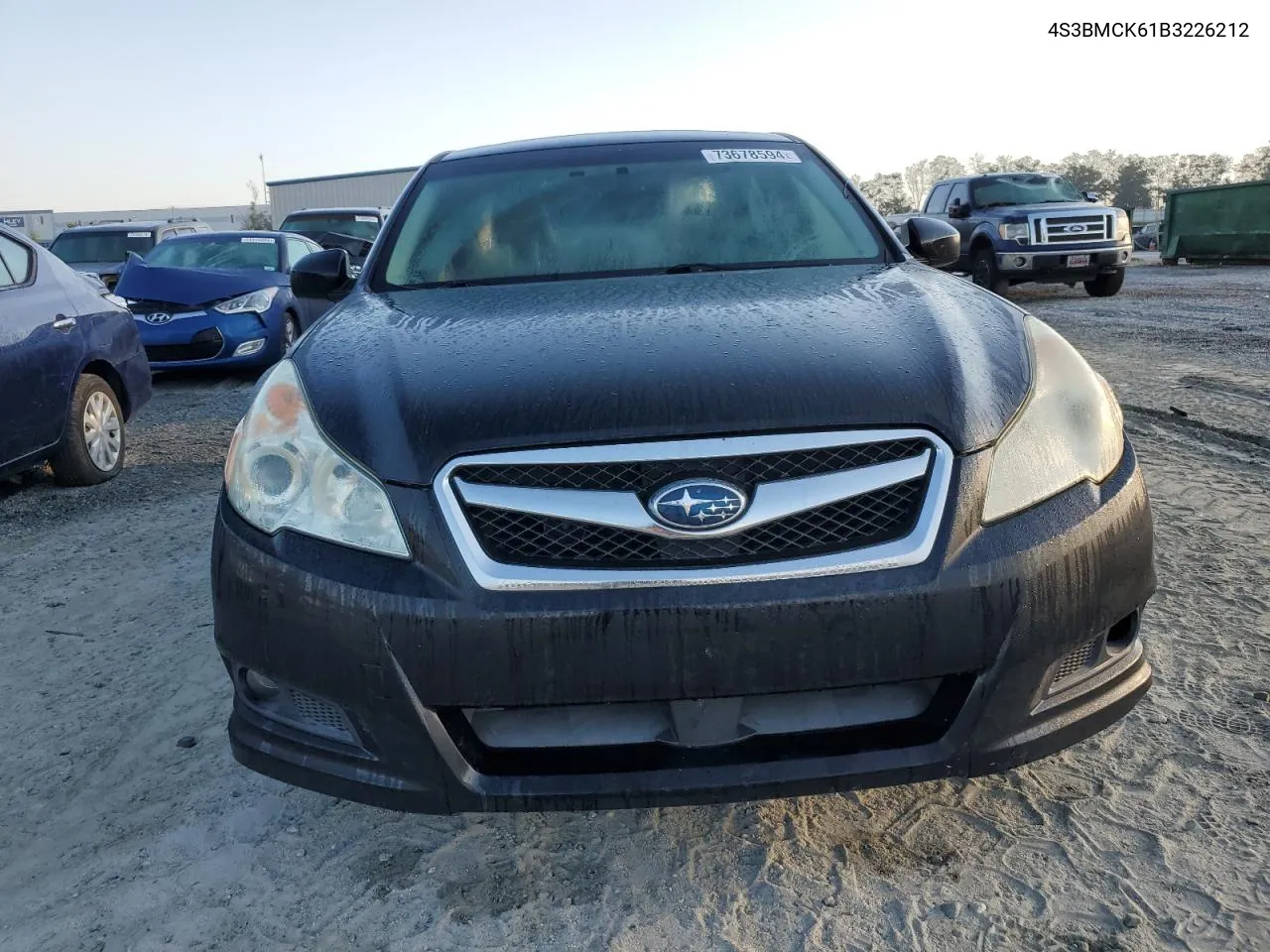 2011 Subaru Legacy 2.5I Limited VIN: 4S3BMCK61B3226212 Lot: 73678594