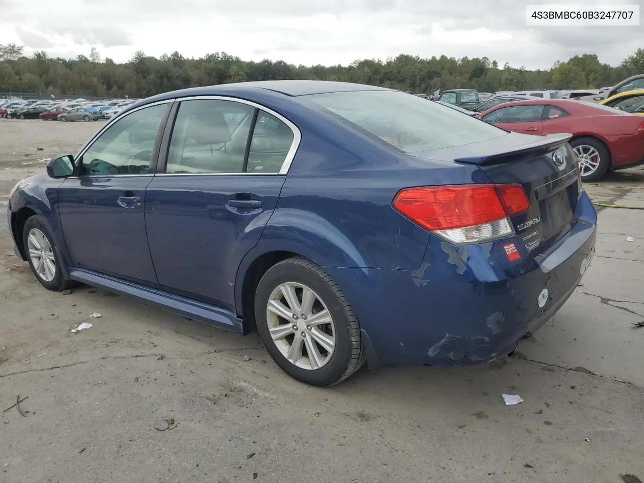 2011 Subaru Legacy 2.5I Premium VIN: 4S3BMBC60B3247707 Lot: 73695334