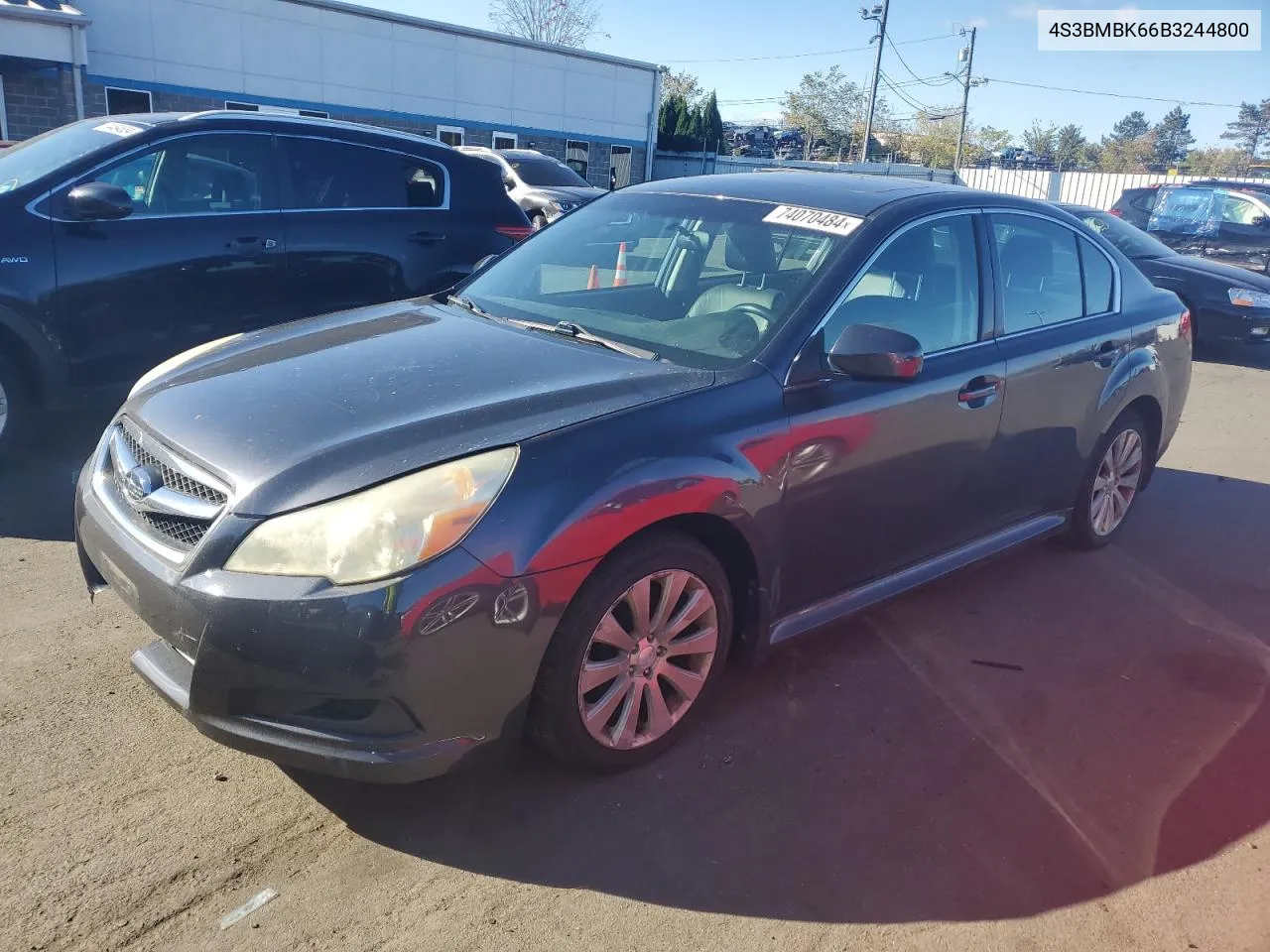 2011 Subaru Legacy 2.5I Limited VIN: 4S3BMBK66B3244800 Lot: 74070484