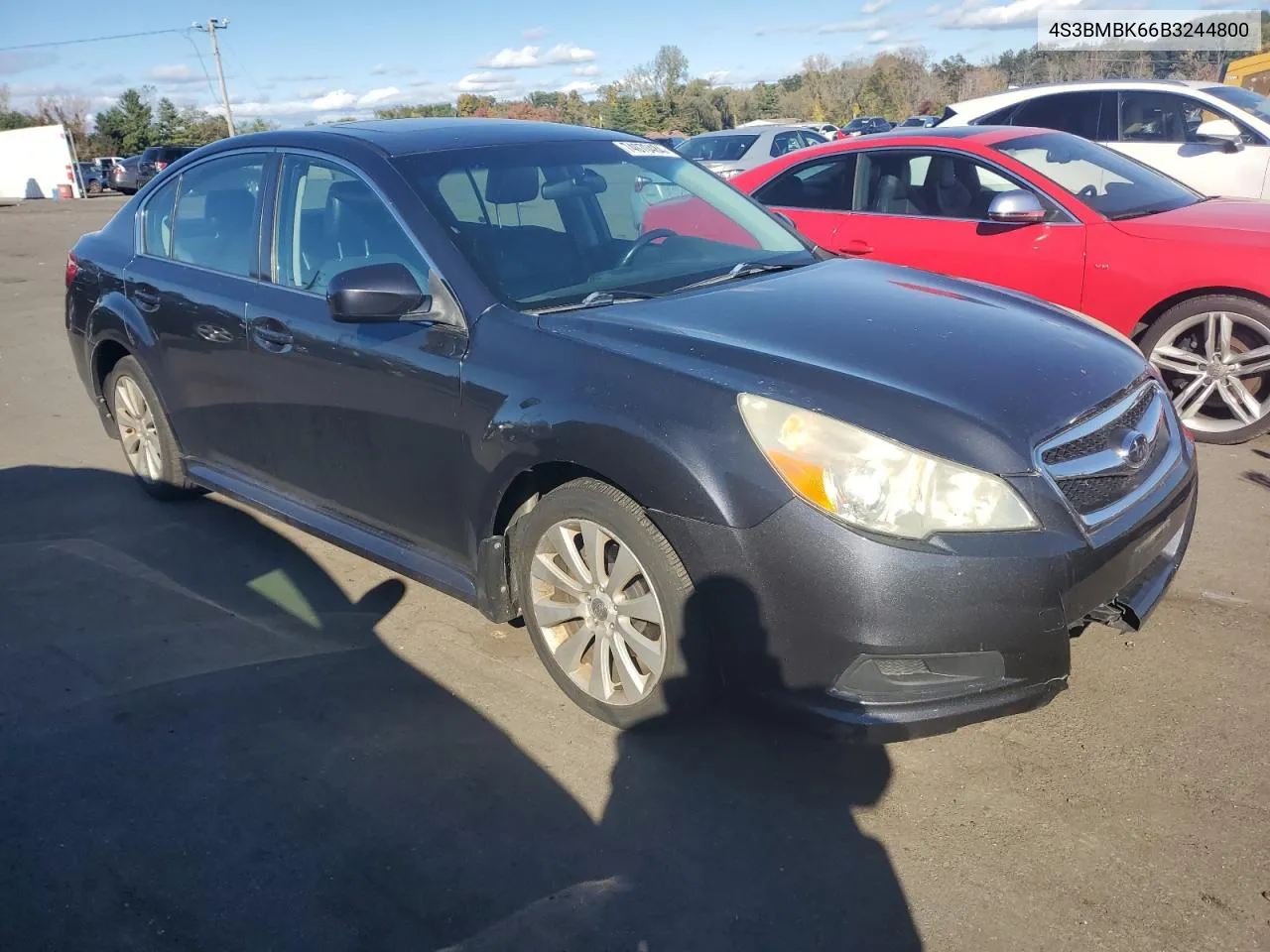 2011 Subaru Legacy 2.5I Limited VIN: 4S3BMBK66B3244800 Lot: 74070484