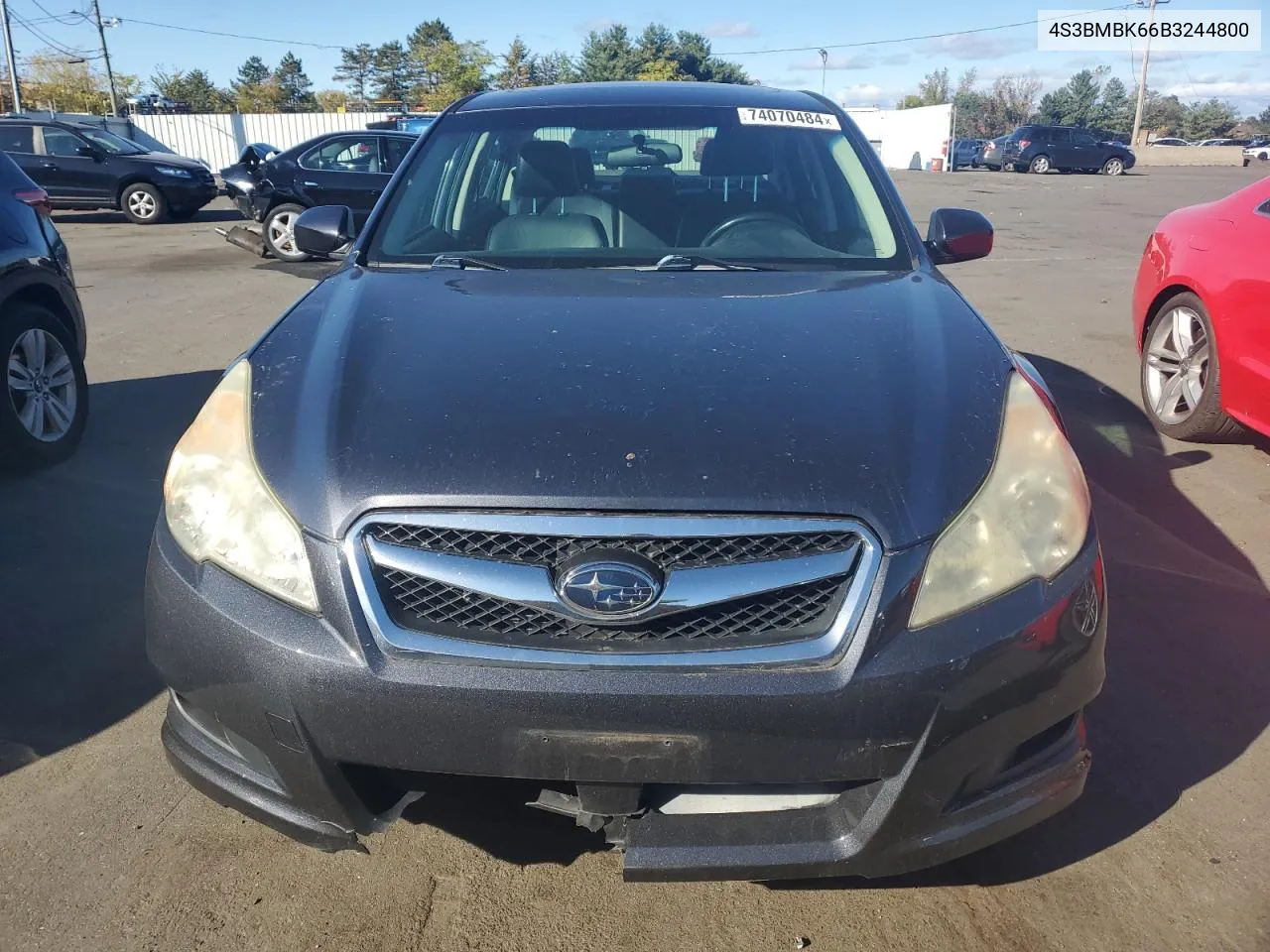 2011 Subaru Legacy 2.5I Limited VIN: 4S3BMBK66B3244800 Lot: 74070484