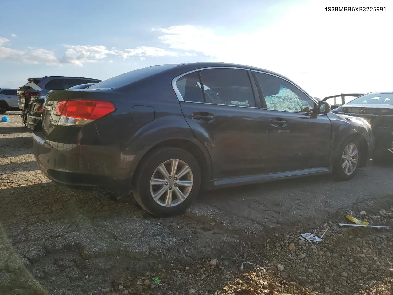 2011 Subaru Legacy 2.5I Premium VIN: 4S3BMBB6XB3225991 Lot: 74184584