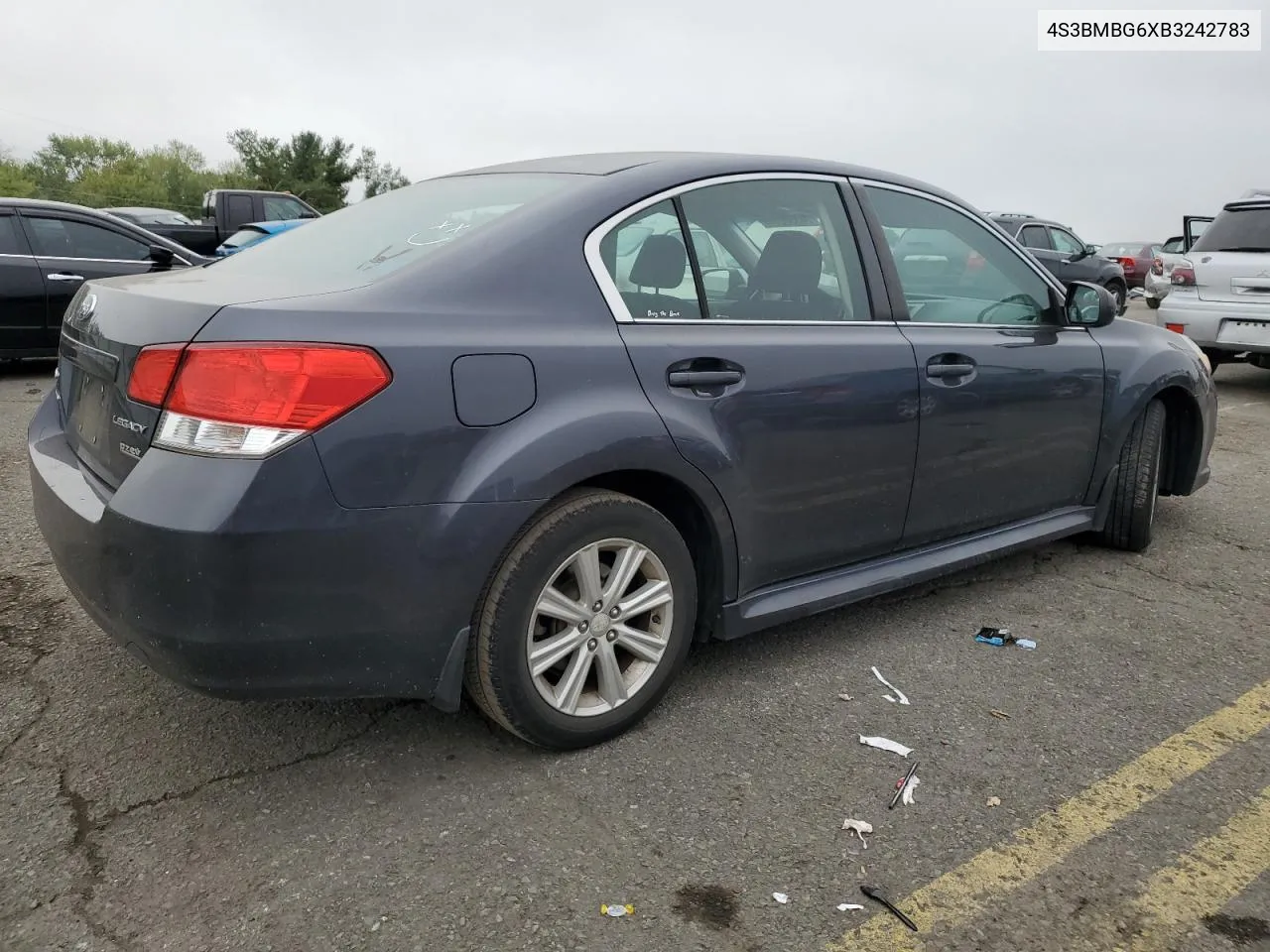 2011 Subaru Legacy 2.5I Premium VIN: 4S3BMBG6XB3242783 Lot: 74353204