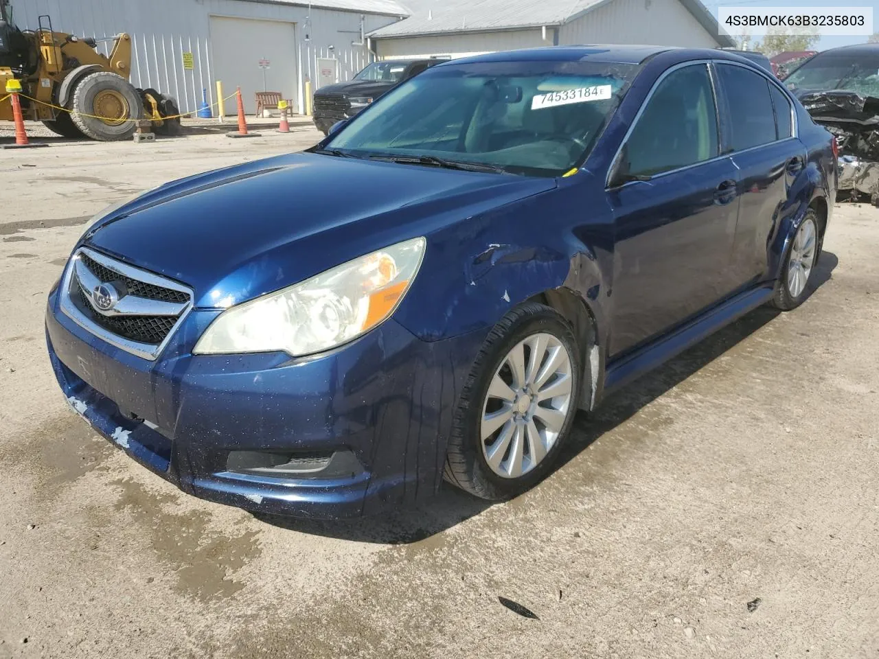 2011 Subaru Legacy 2.5I Limited VIN: 4S3BMCK63B3235803 Lot: 74533184